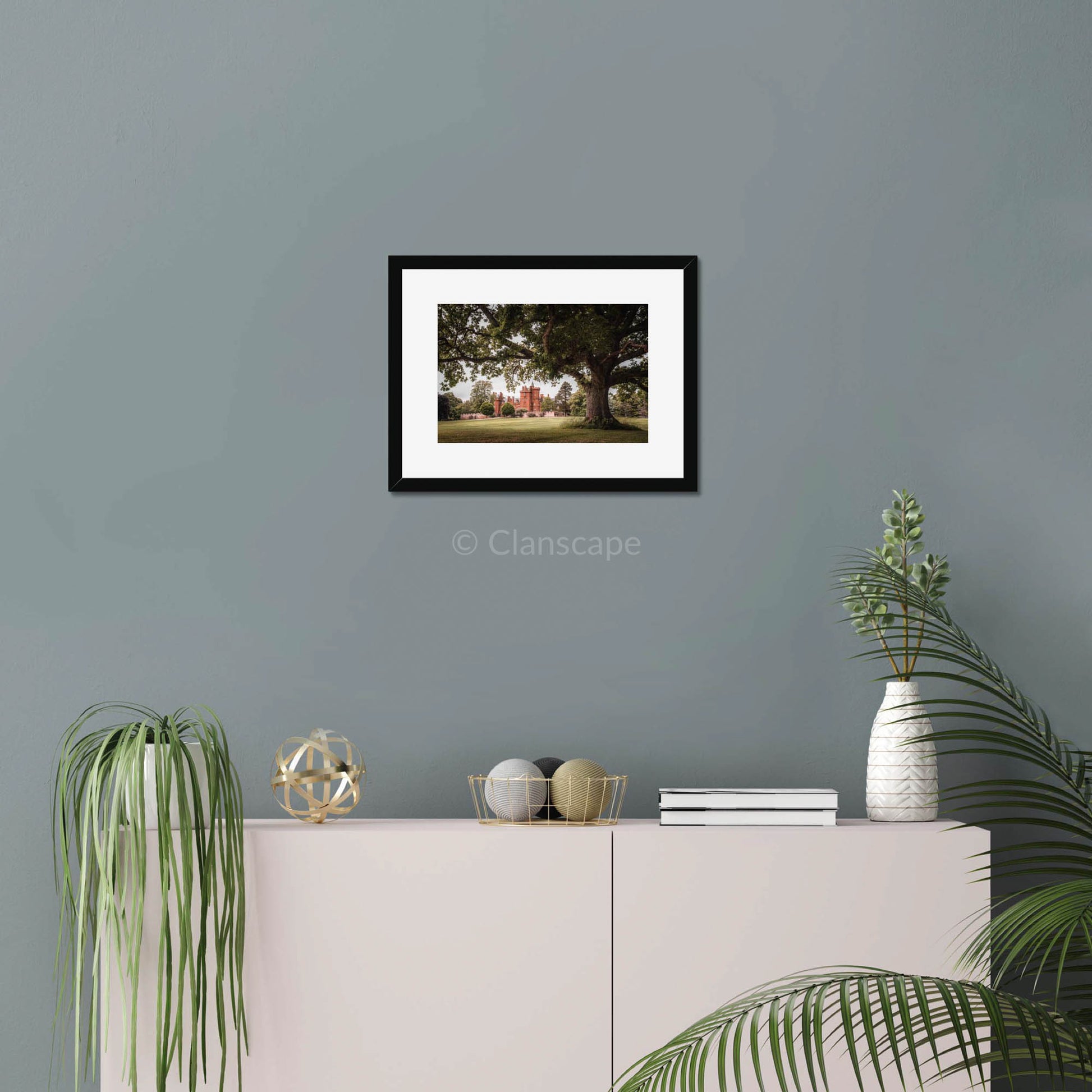 Clan Fraser of Lovat - Beaufort Castle - Framed & Mounted Photo Print