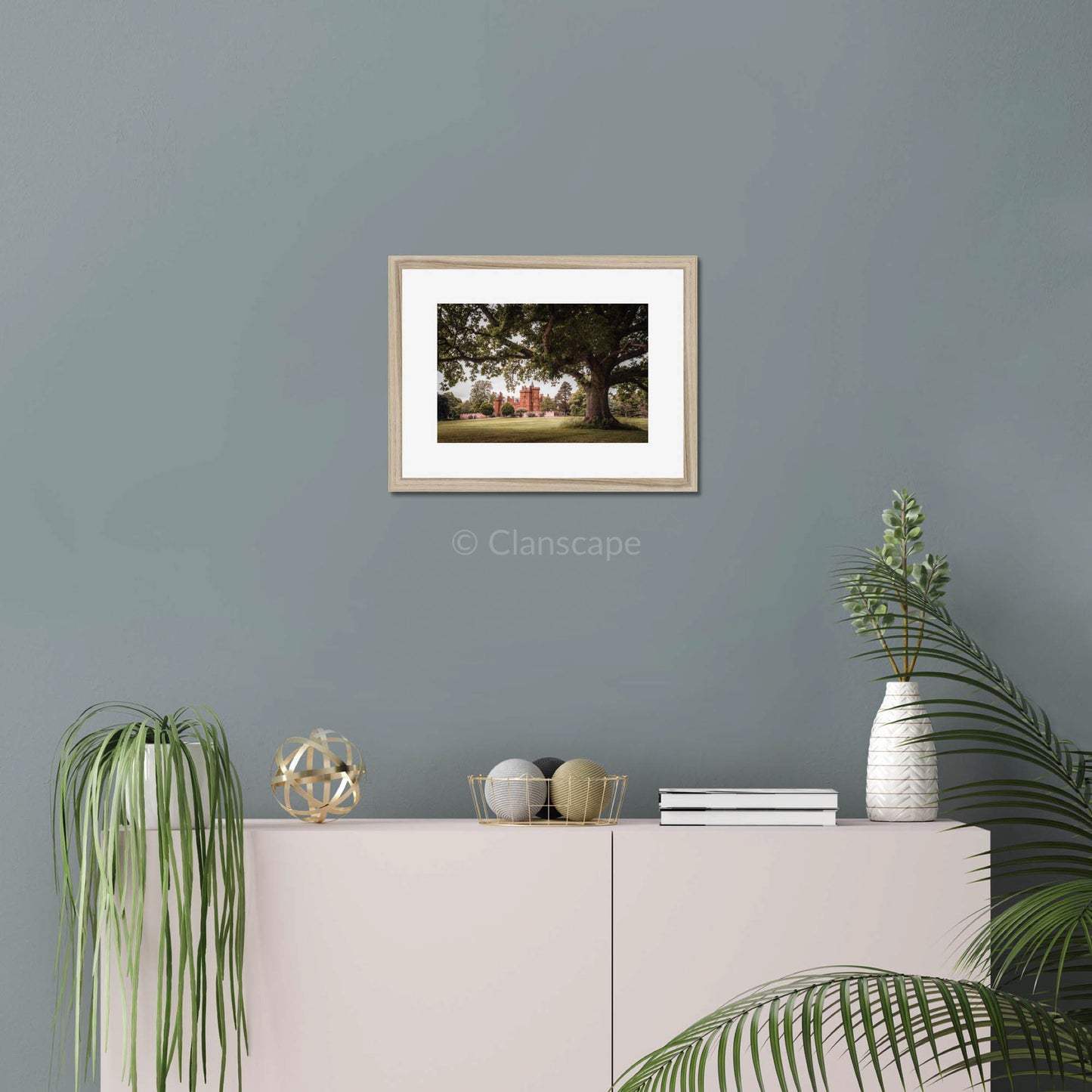 Clan Fraser of Lovat - Beaufort Castle - Framed & Mounted Photo Print