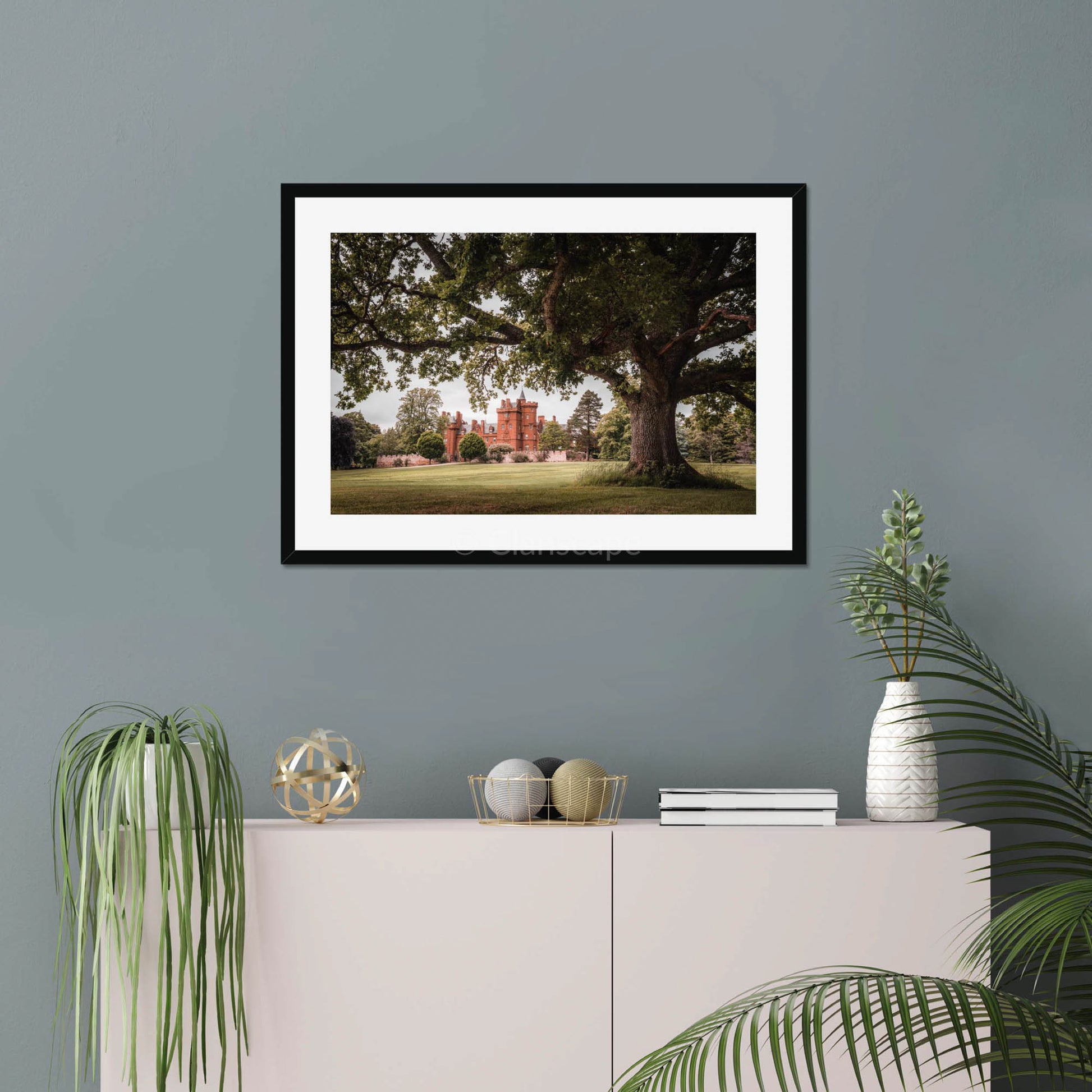 Clan Fraser of Lovat - Beaufort Castle - Framed & Mounted Photo Print