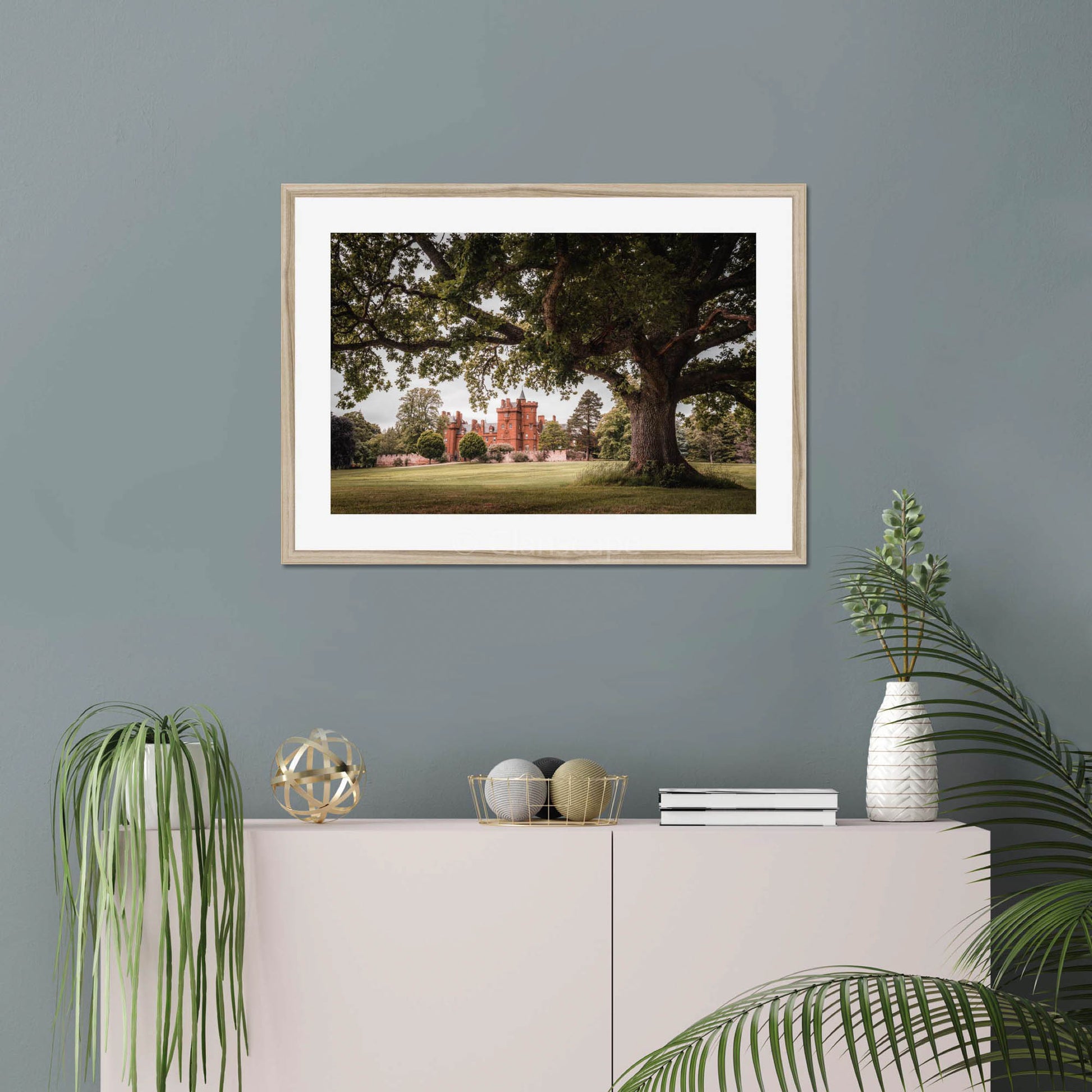 Clan Fraser of Lovat - Beaufort Castle - Framed & Mounted Photo Print