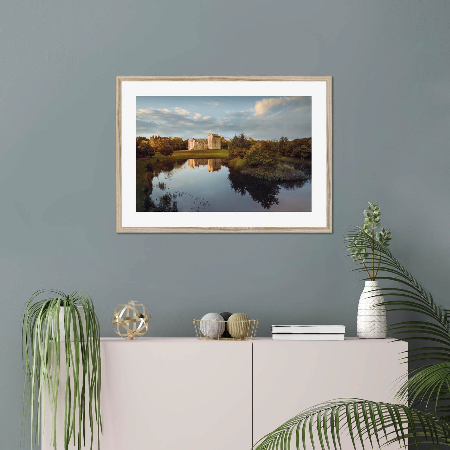 Clan Fraser - Cairnbulg Castle - Framed & Mounted Photo Print