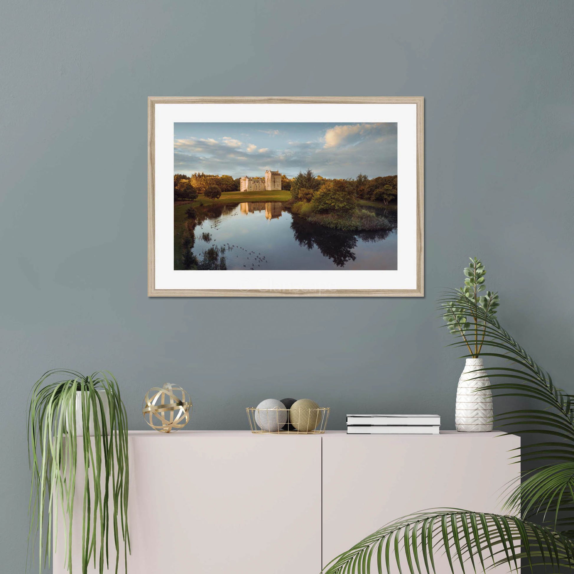 Clan Fraser - Cairnbulg Castle - Framed & Mounted Photo Print