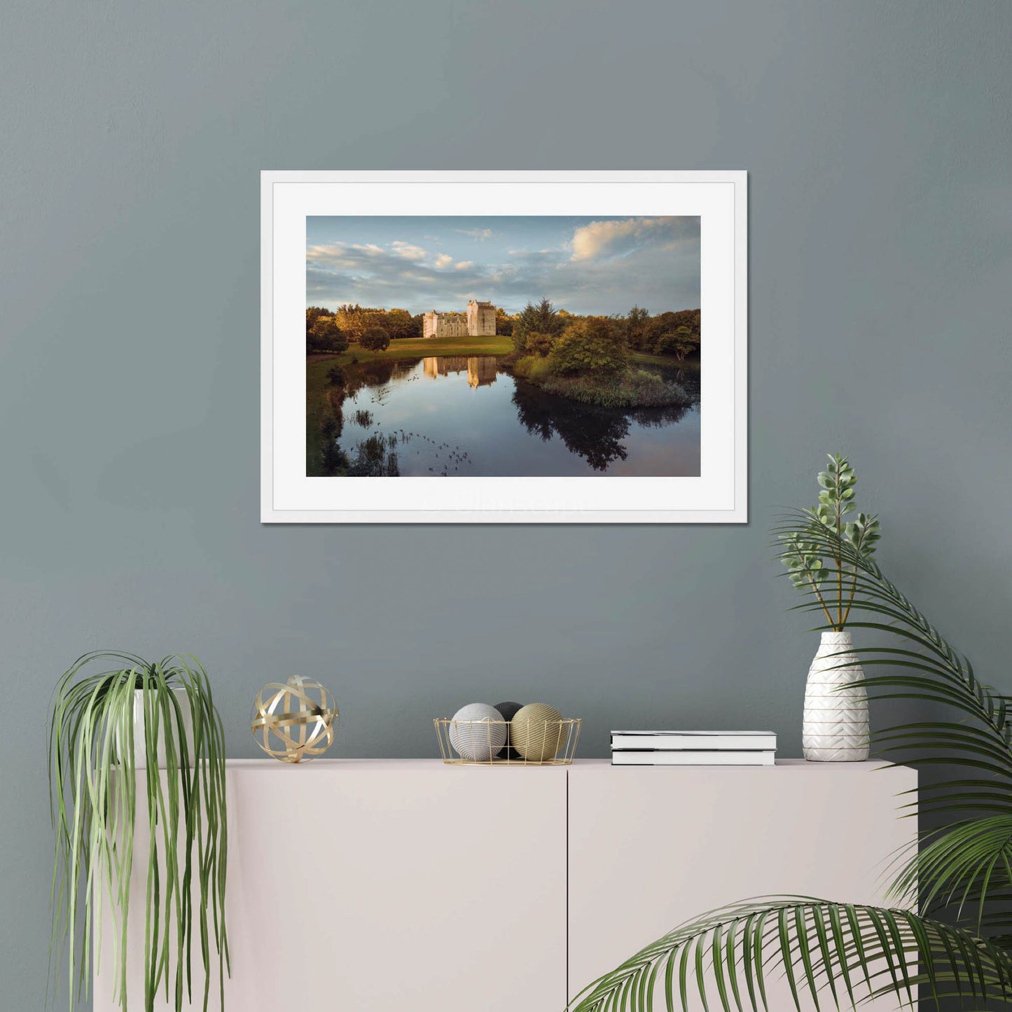 Clan Fraser - Cairnbulg Castle - Framed & Mounted Photo Print