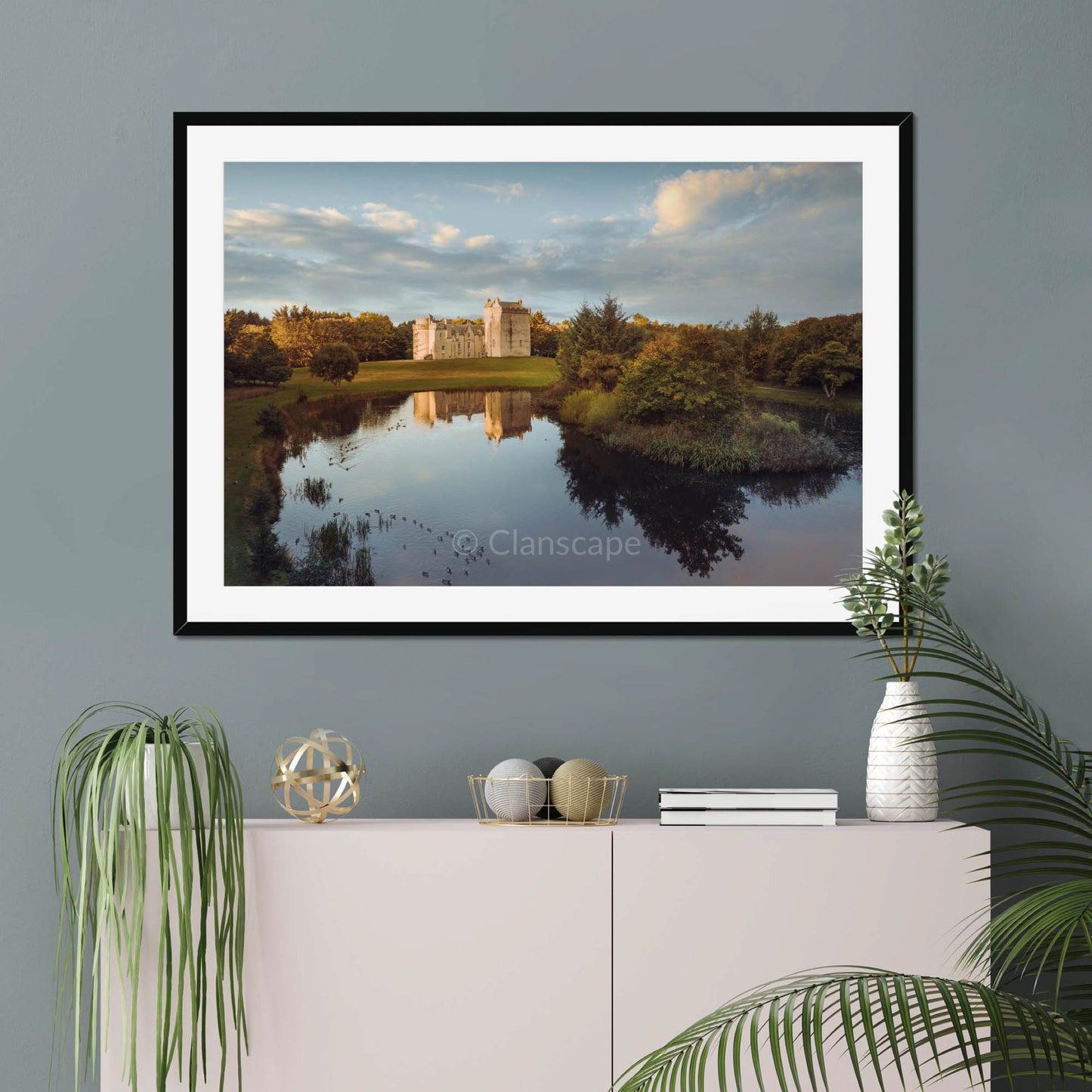 Clan Fraser - Cairnbulg Castle - Framed & Mounted Photo Print