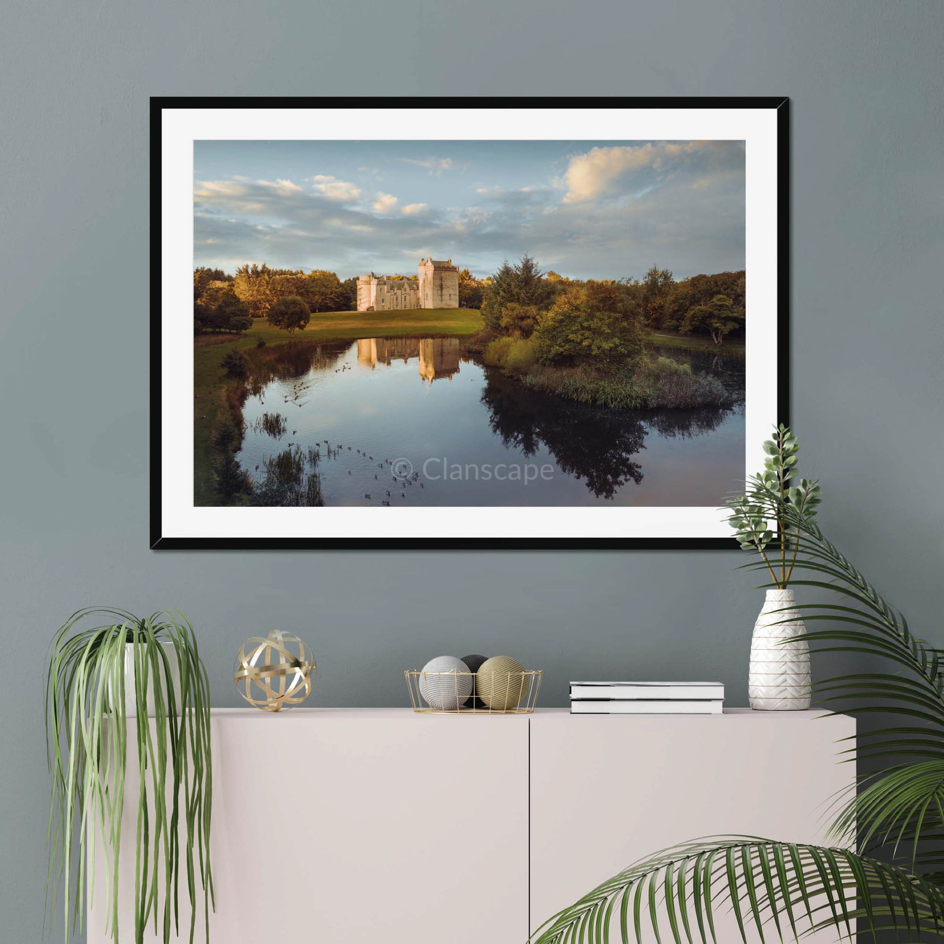 Clan Fraser - Cairnbulg Castle - Framed & Mounted Photo Print