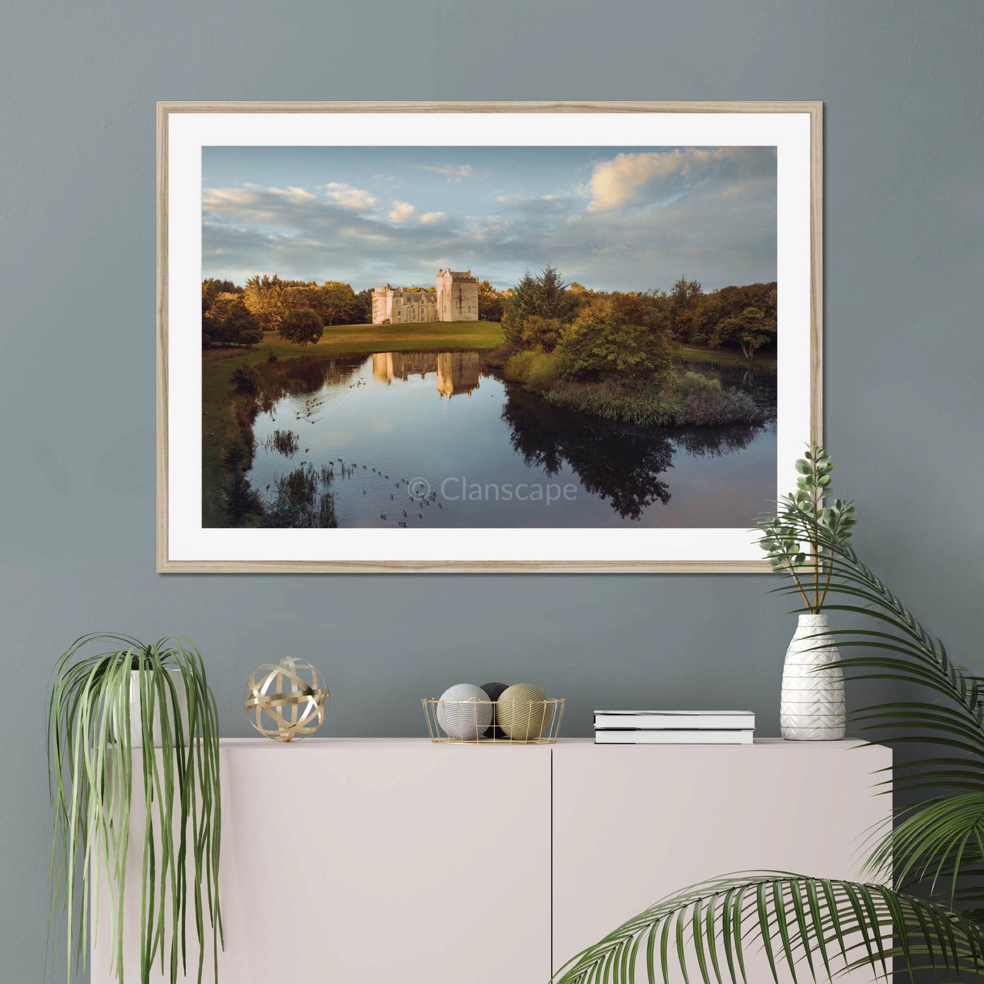 Clan Fraser - Cairnbulg Castle - Framed & Mounted Photo Print