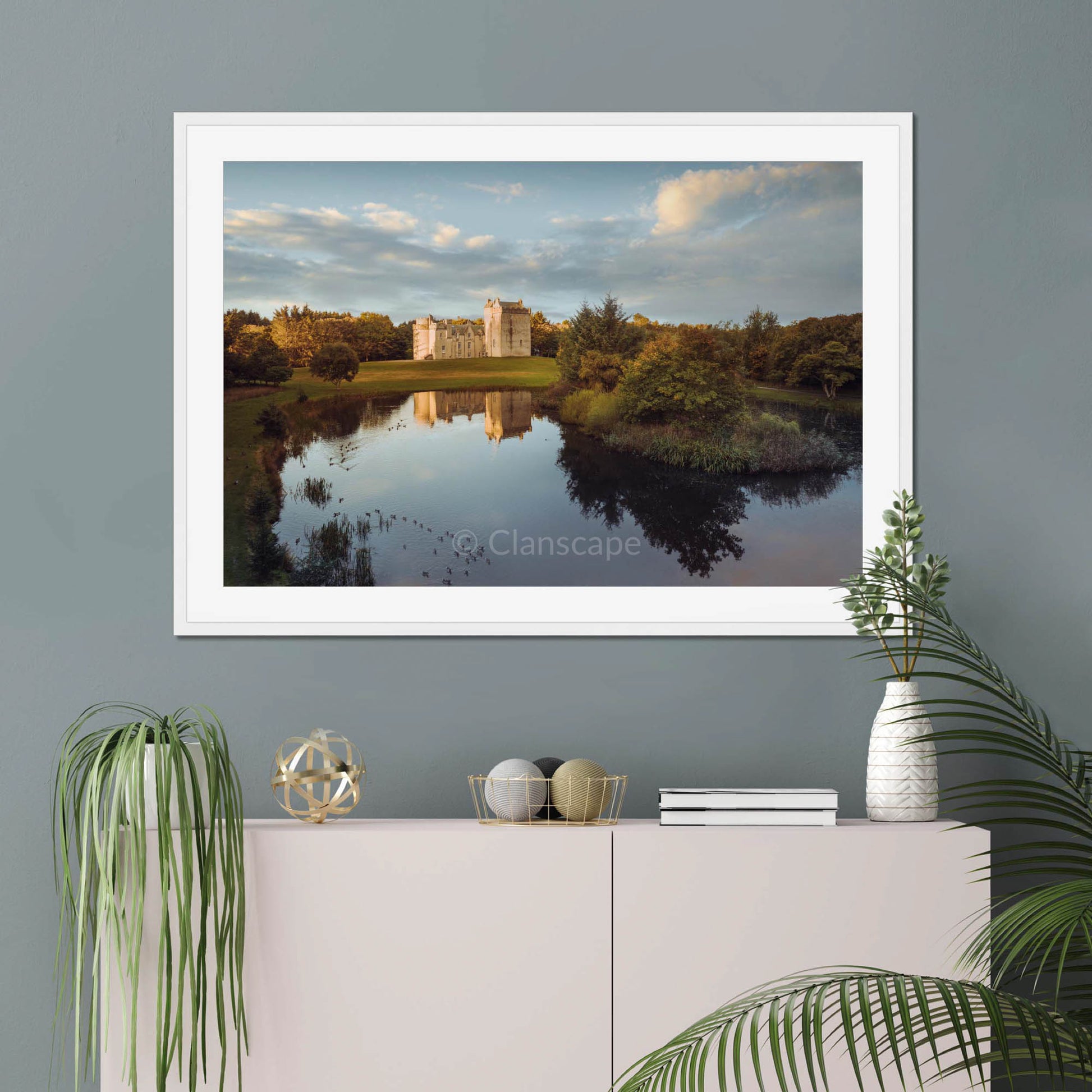 Clan Fraser - Cairnbulg Castle - Framed & Mounted Photo Print