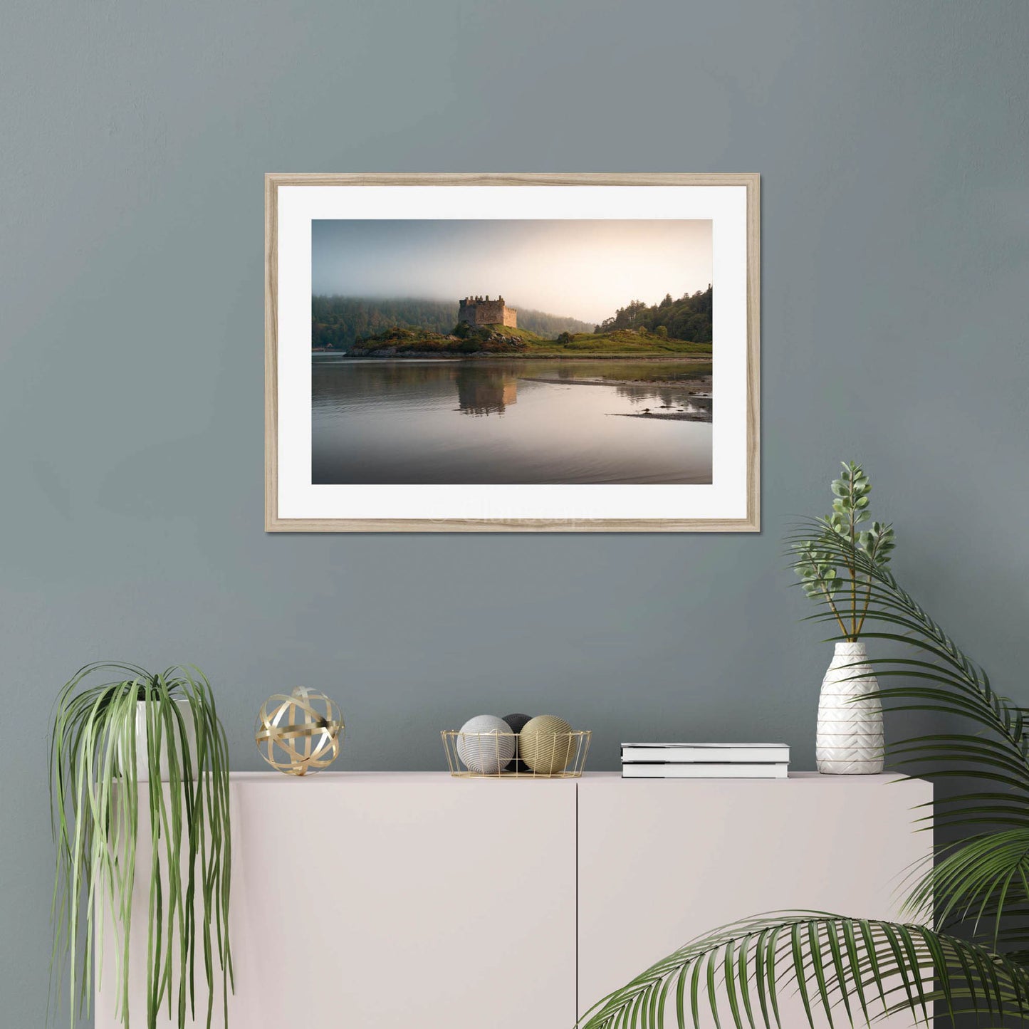 Clan Macdonald of Clanranald - Castle Tioram - Framed & Mounted Photo Print