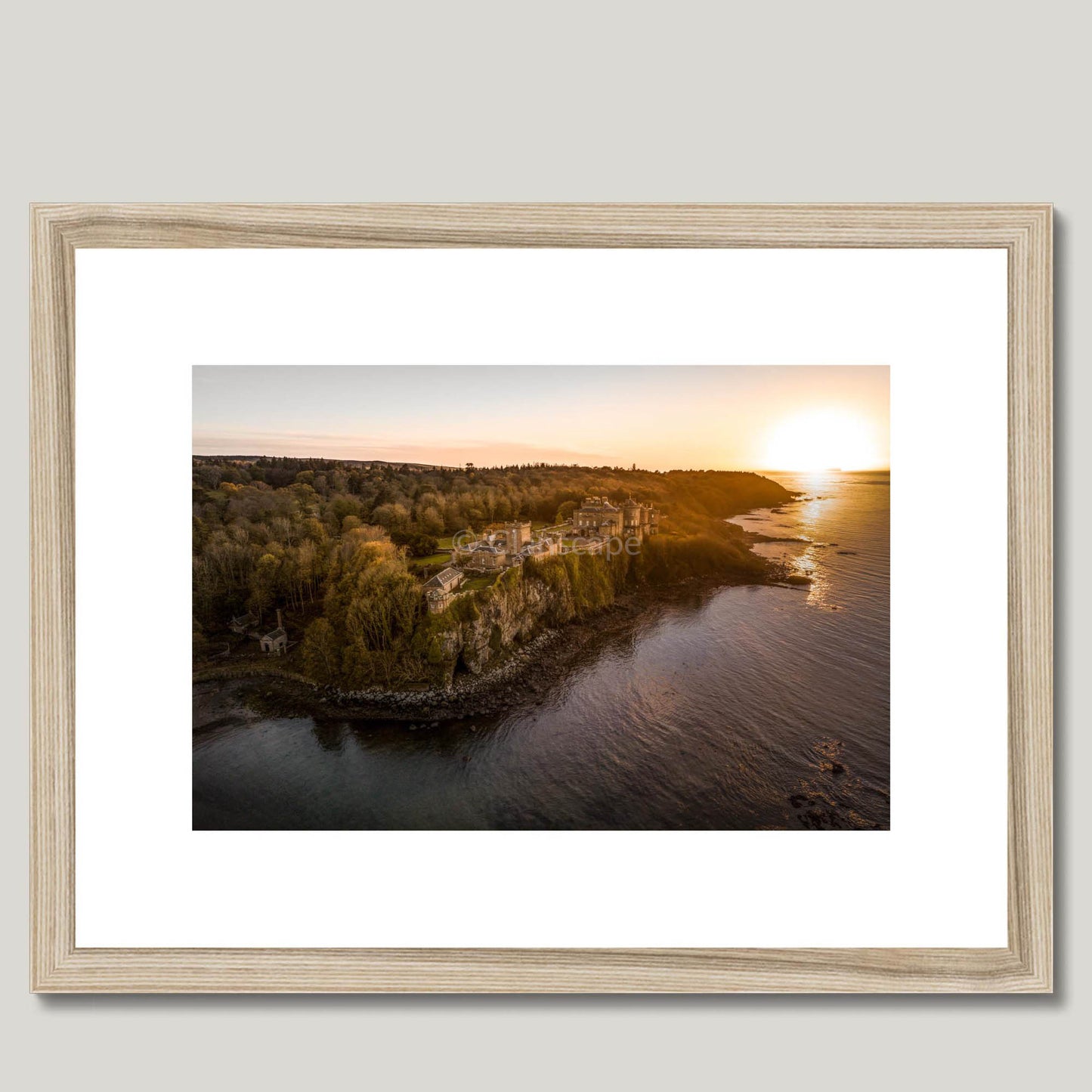 Clan Kennedy - Culzean Castle - Framed & Mounted Photo Print 16"x12" Natural