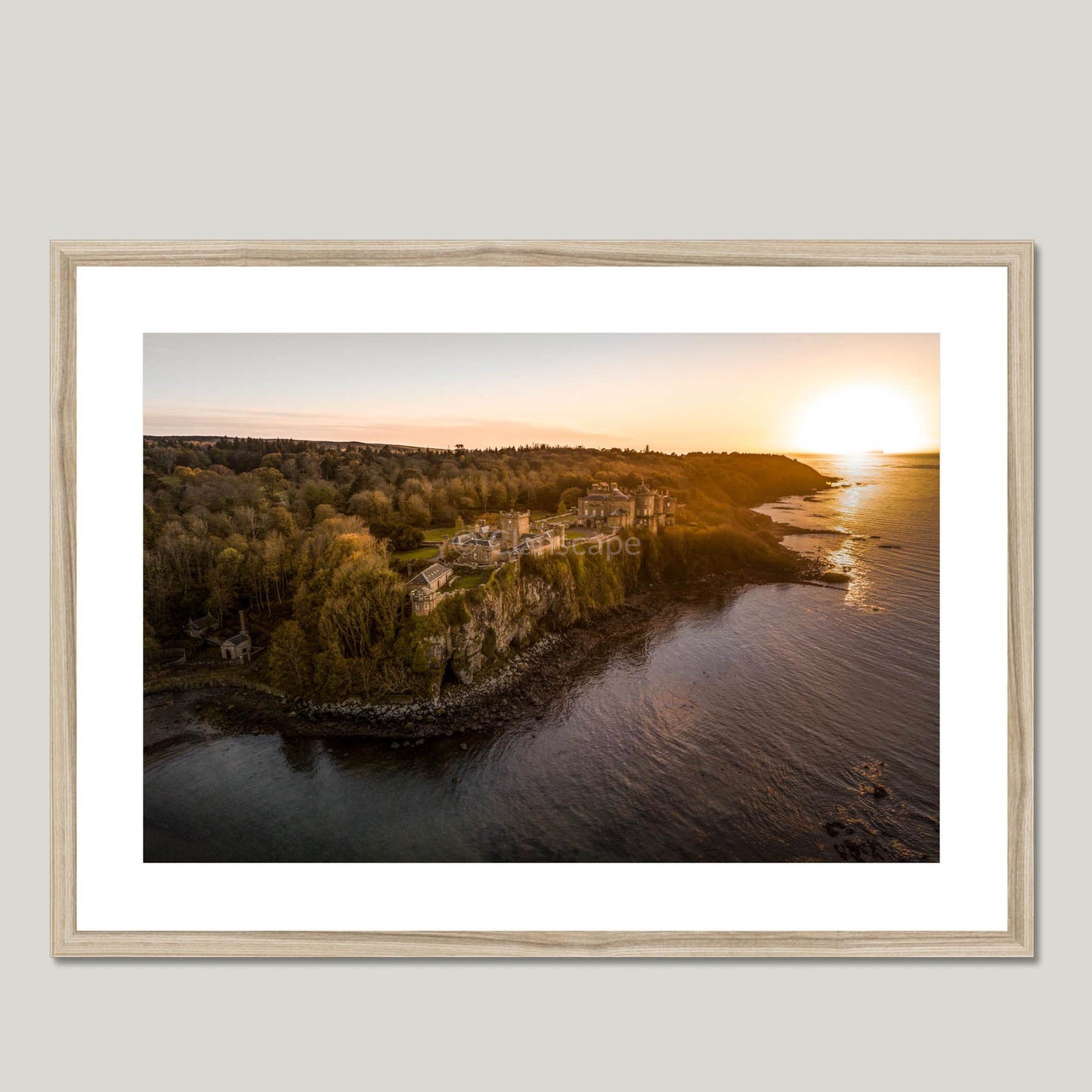 Clan Kennedy - Culzean Castle - Framed & Mounted Photo Print 28"x20" Natural