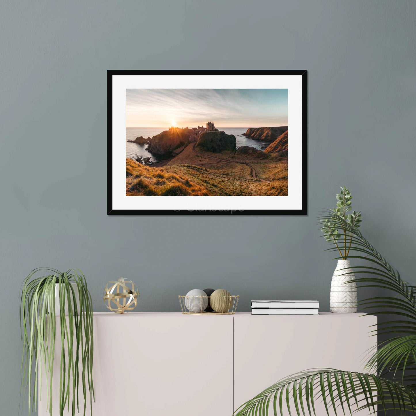 Clan Keith - Dunnotter Castle - Framed & Mounted Photo Print