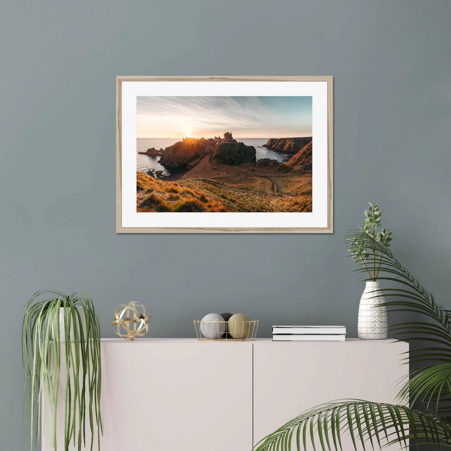 Clan Keith - Dunnotter Castle - Framed & Mounted Photo Print
