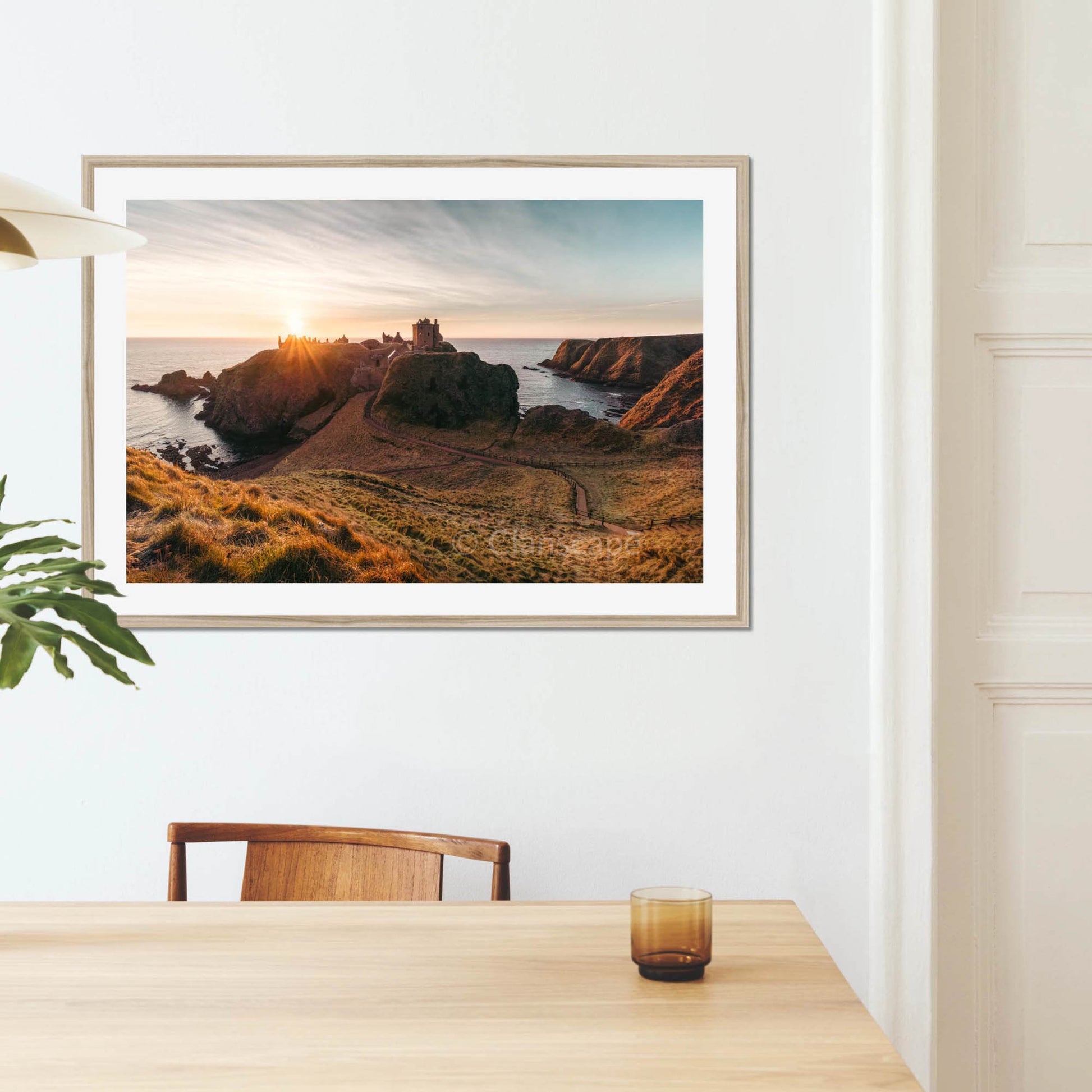 Clan Keith - Dunnotter Castle - Framed & Mounted Photo Print