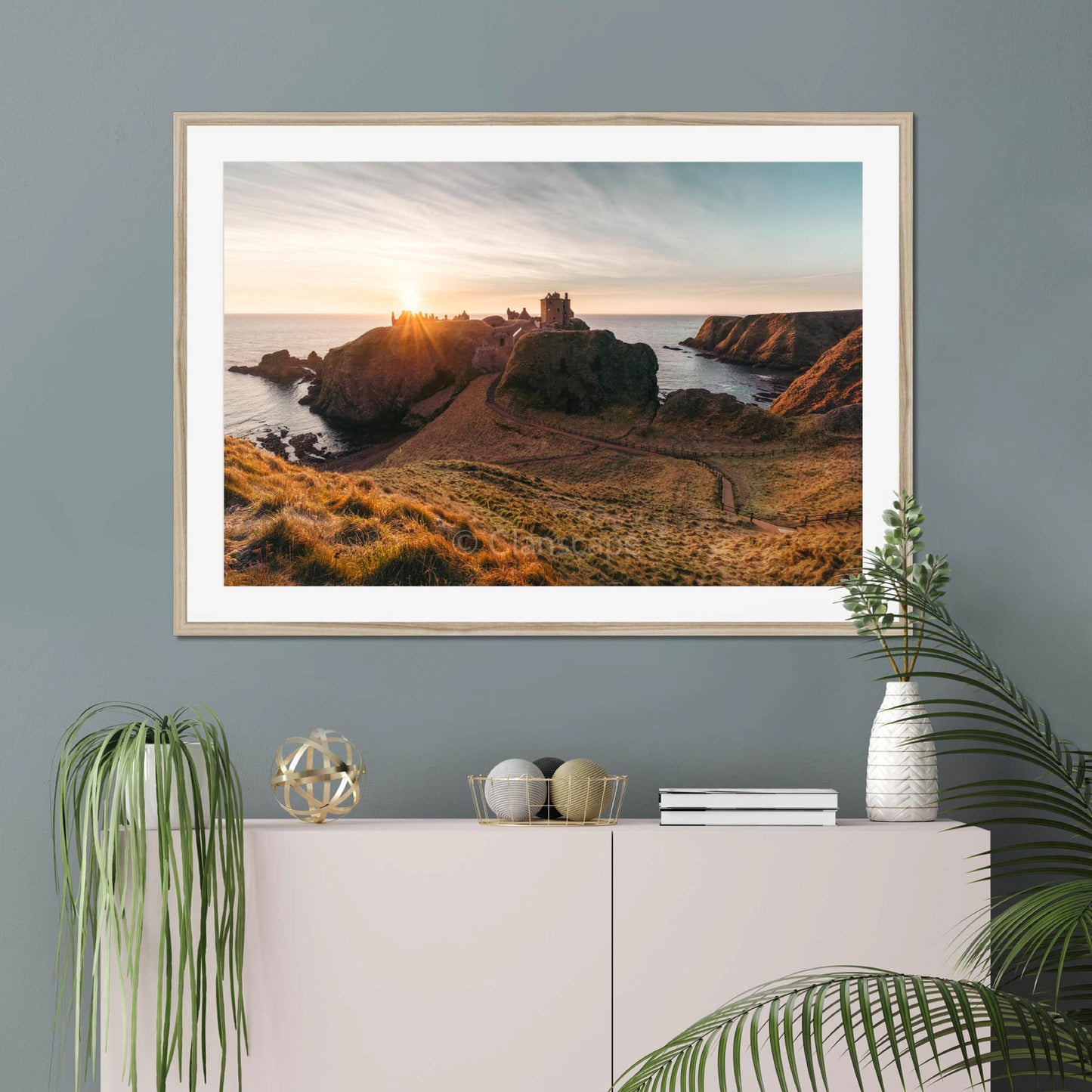 Clan Keith - Dunnotter Castle - Framed & Mounted Photo Print