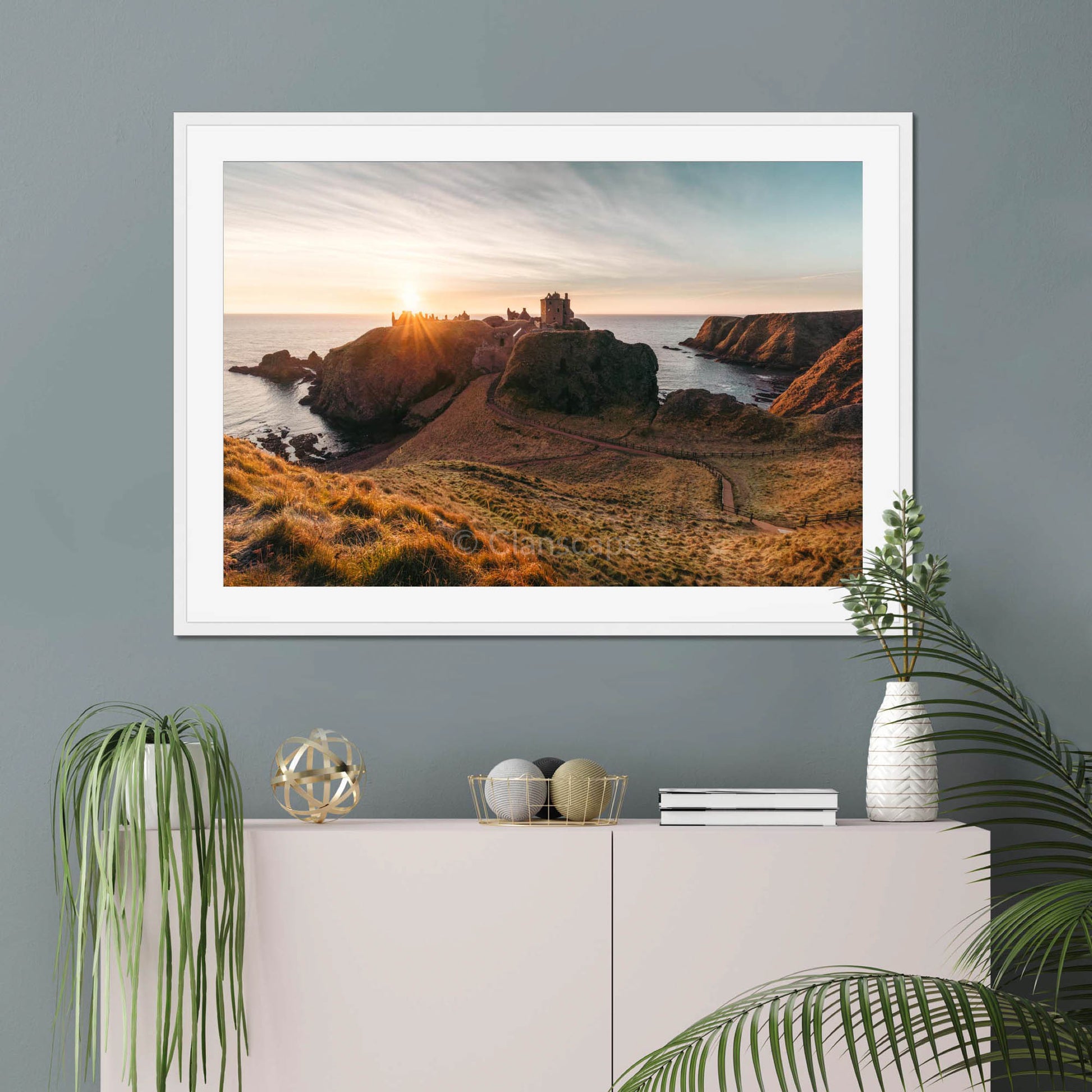 Clan Keith - Dunnotter Castle - Framed & Mounted Photo Print
