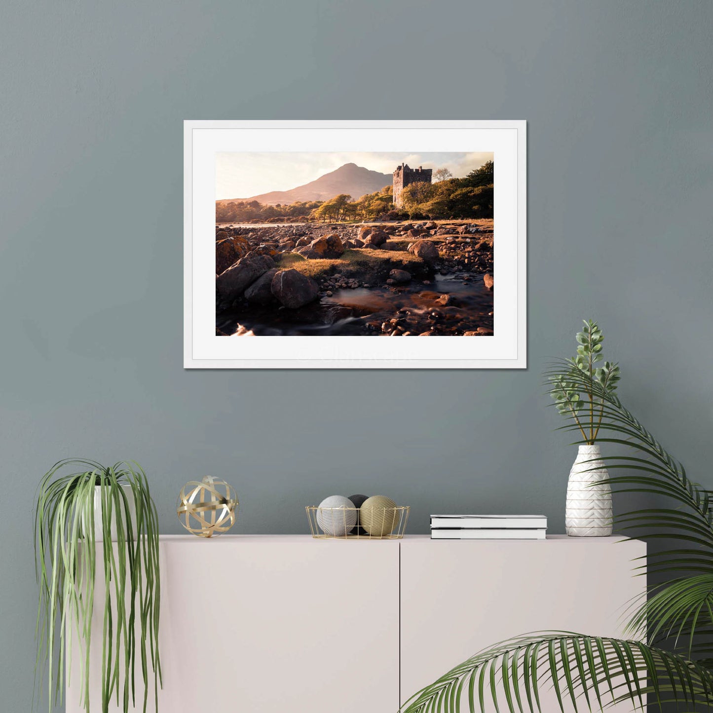 Clan MacLaine of Lochbuie - Moy Castle - Framed Photo Print