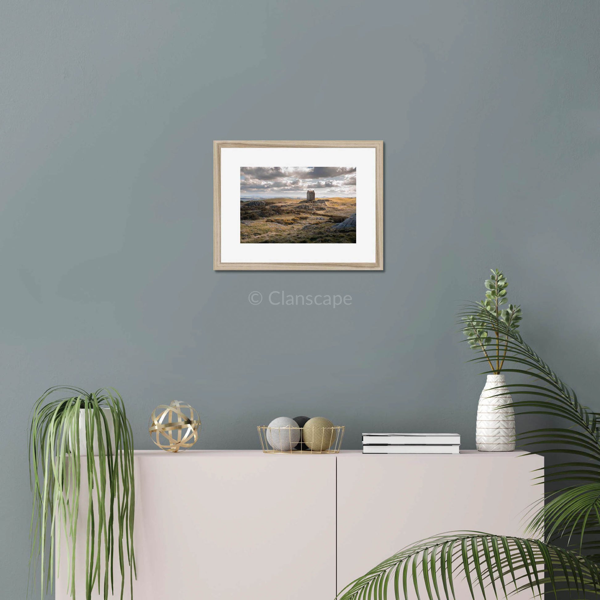 Clan Pringle - Smailholm Tower - Framed & Mounted Photo Print