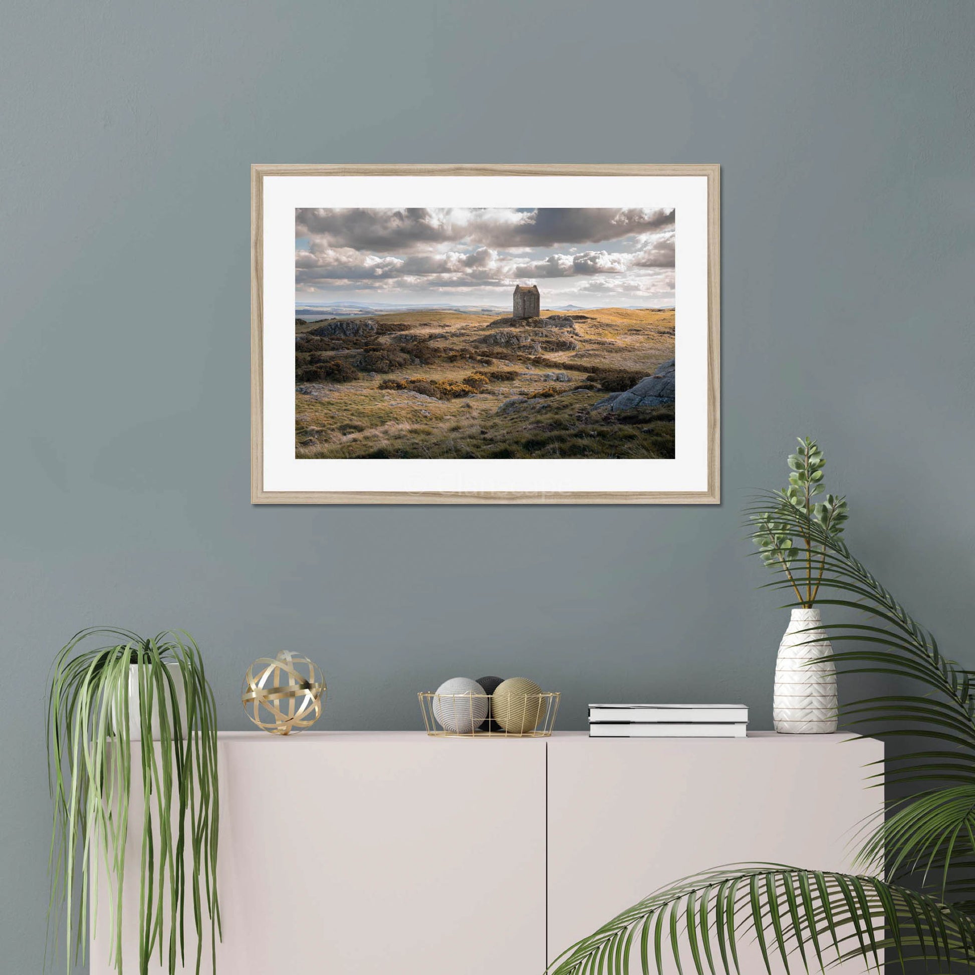 Clan Pringle - Smailholm Tower - Framed & Mounted Photo Print
