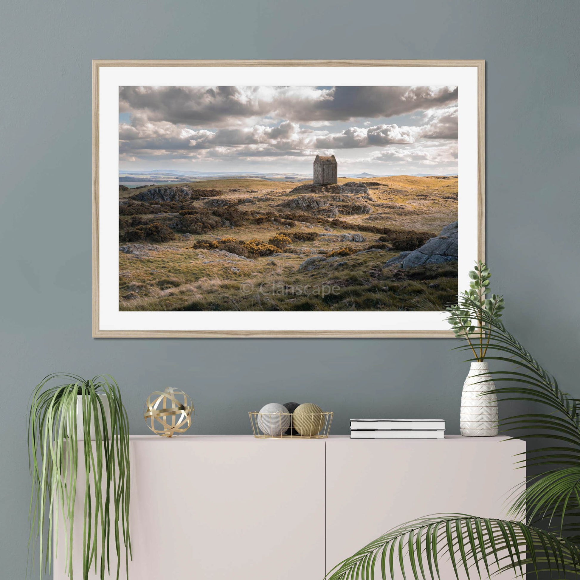 Clan Pringle - Smailholm Tower - Framed & Mounted Photo Print