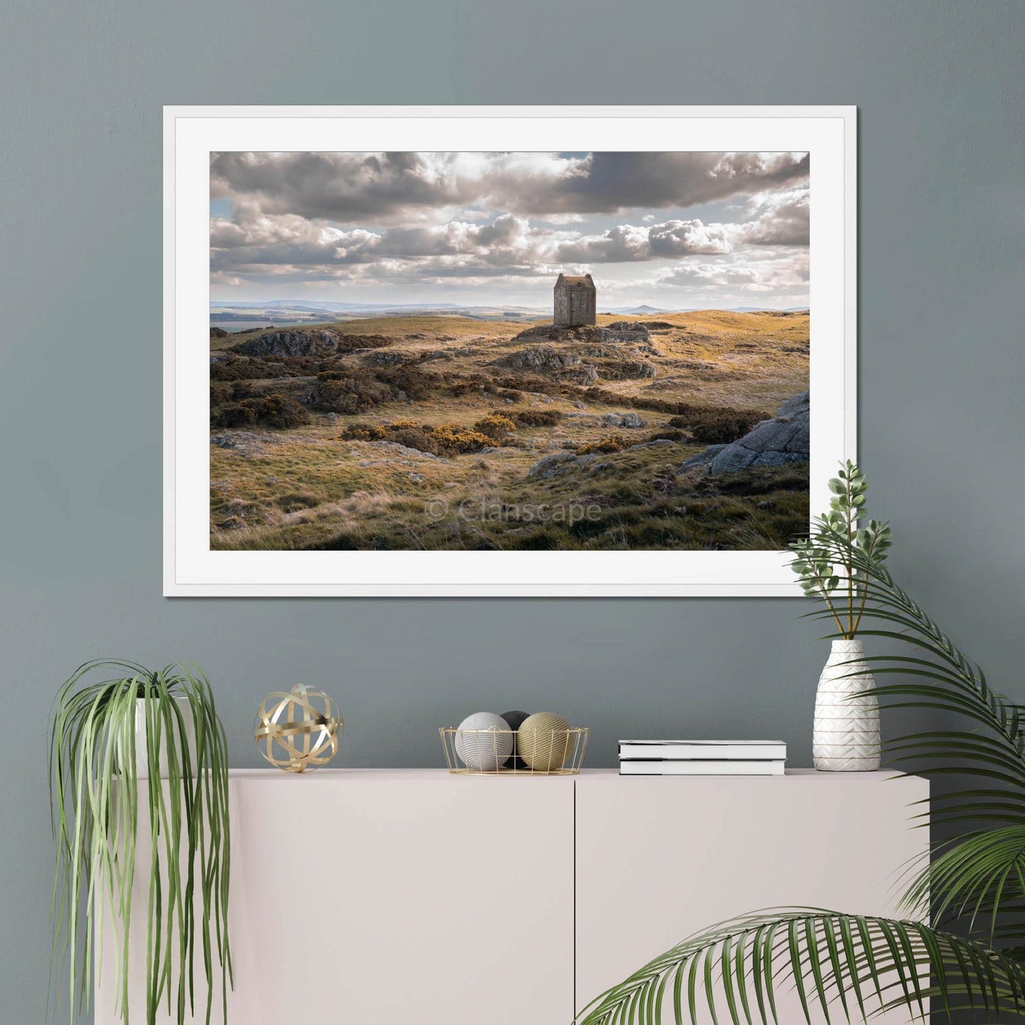 Clan Pringle - Smailholm Tower - Framed & Mounted Photo Print