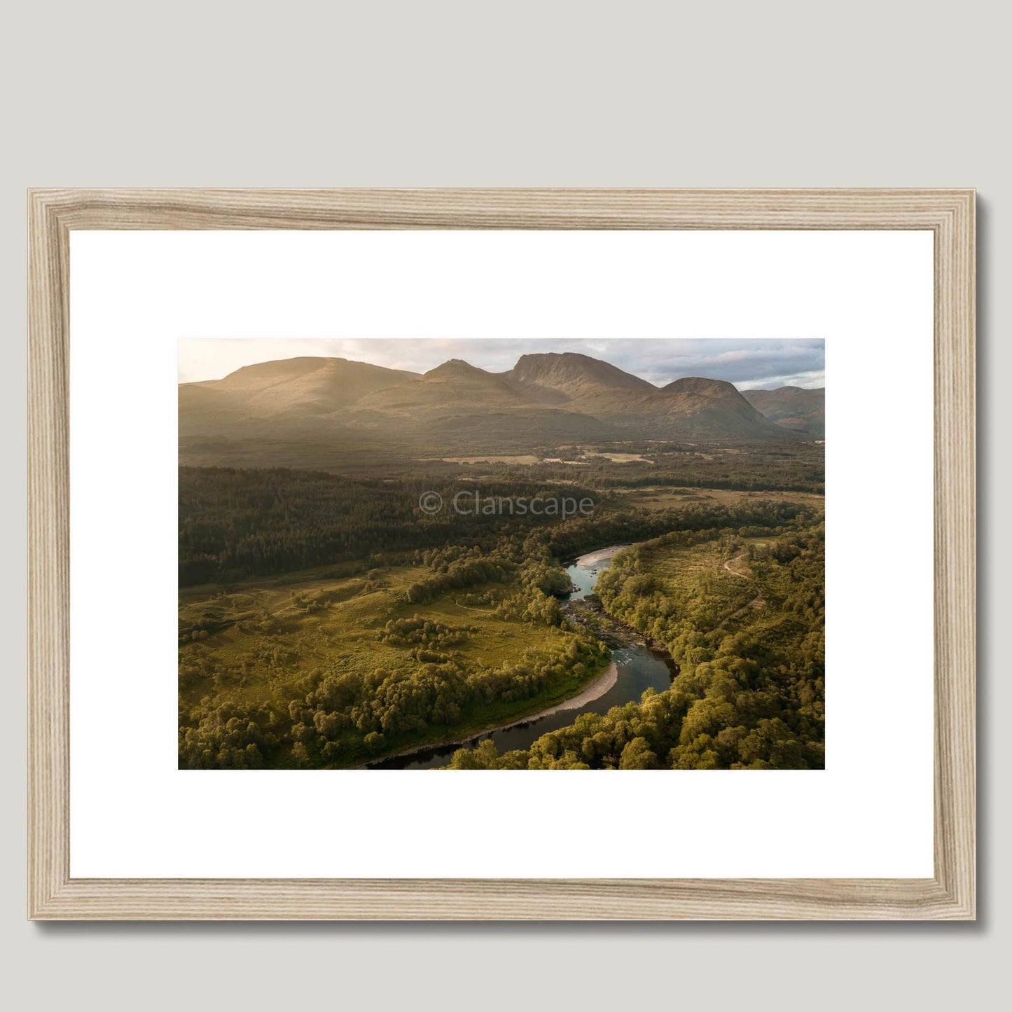 Clan Cameron - Tor Castle (site of) - Framed & Mounted Photo Print 16"x12" Natural