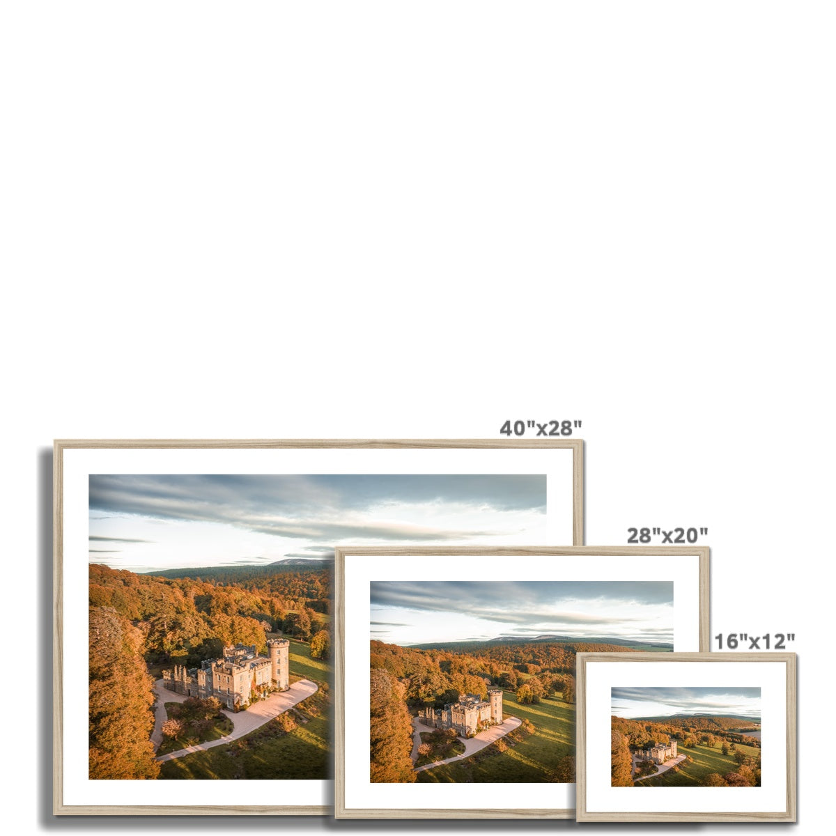 Clan Forbes - Castle Forbes - Framed & Mounted Photo Print