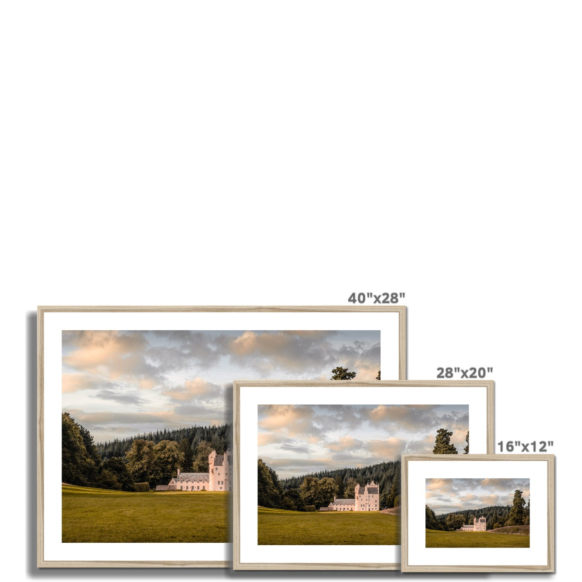 Clan Keith - Aboyne Castle - Framed & Mounted Photo Print