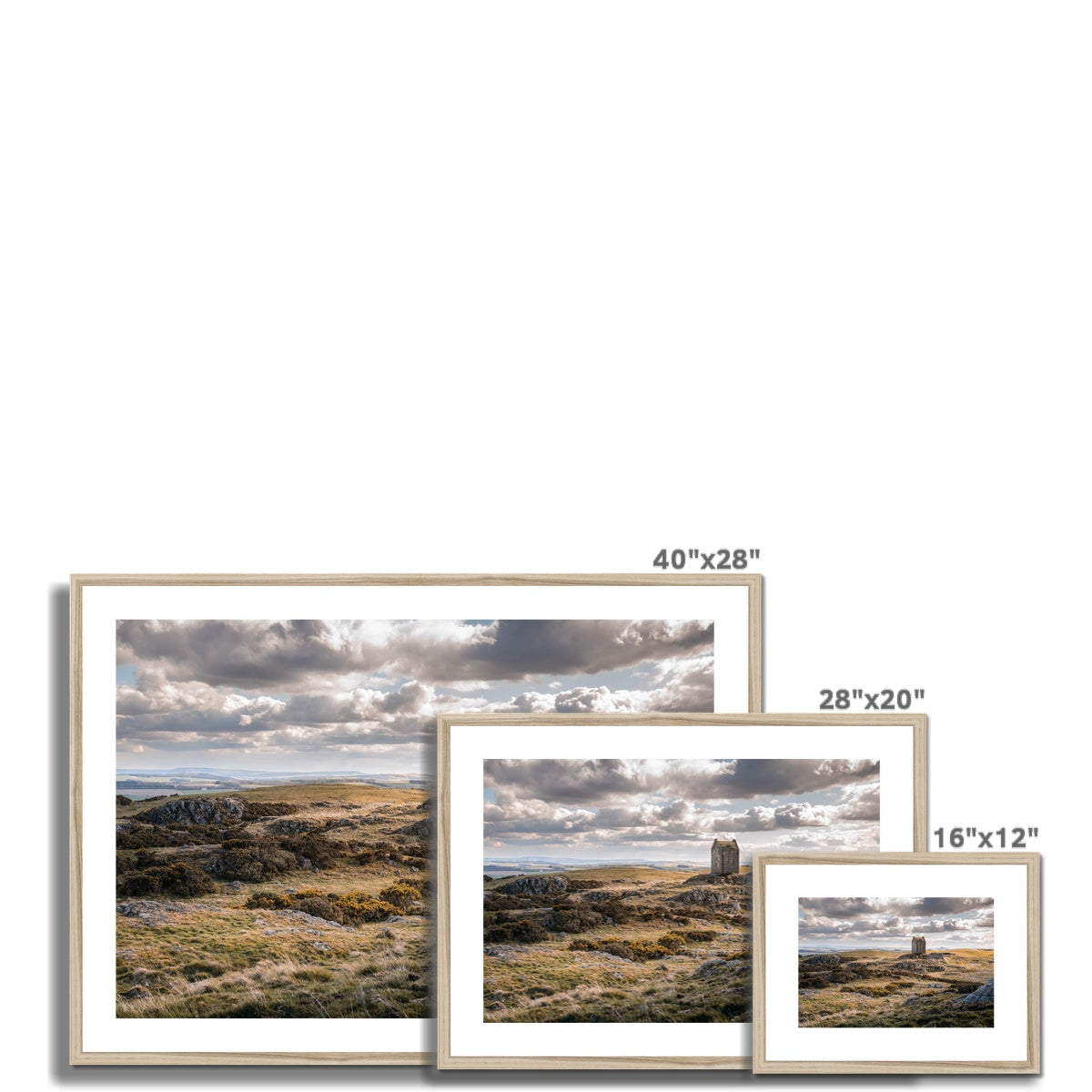Clan Pringle - Smailholm Tower - Framed & Mounted Photo Print