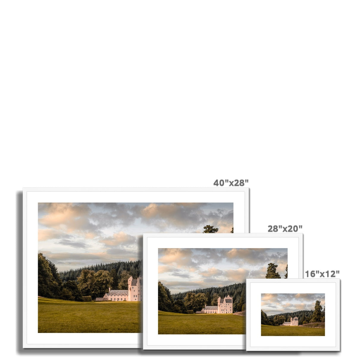 Clan Keith - Aboyne Castle - Framed & Mounted Photo Print
