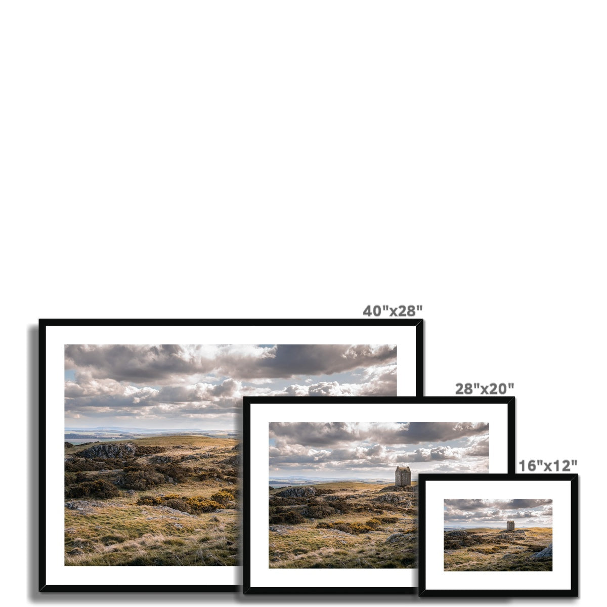 Clan Pringle - Smailholm Tower - Framed & Mounted Photo Print