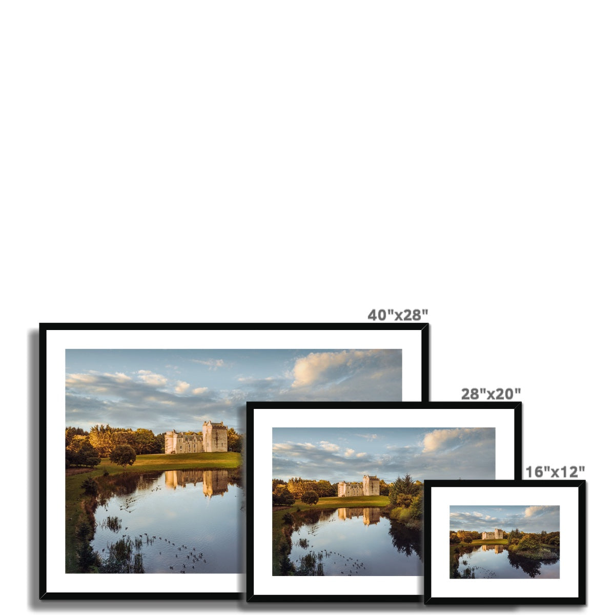 Clan Fraser - Cairnbulg Castle - Framed & Mounted Photo Print