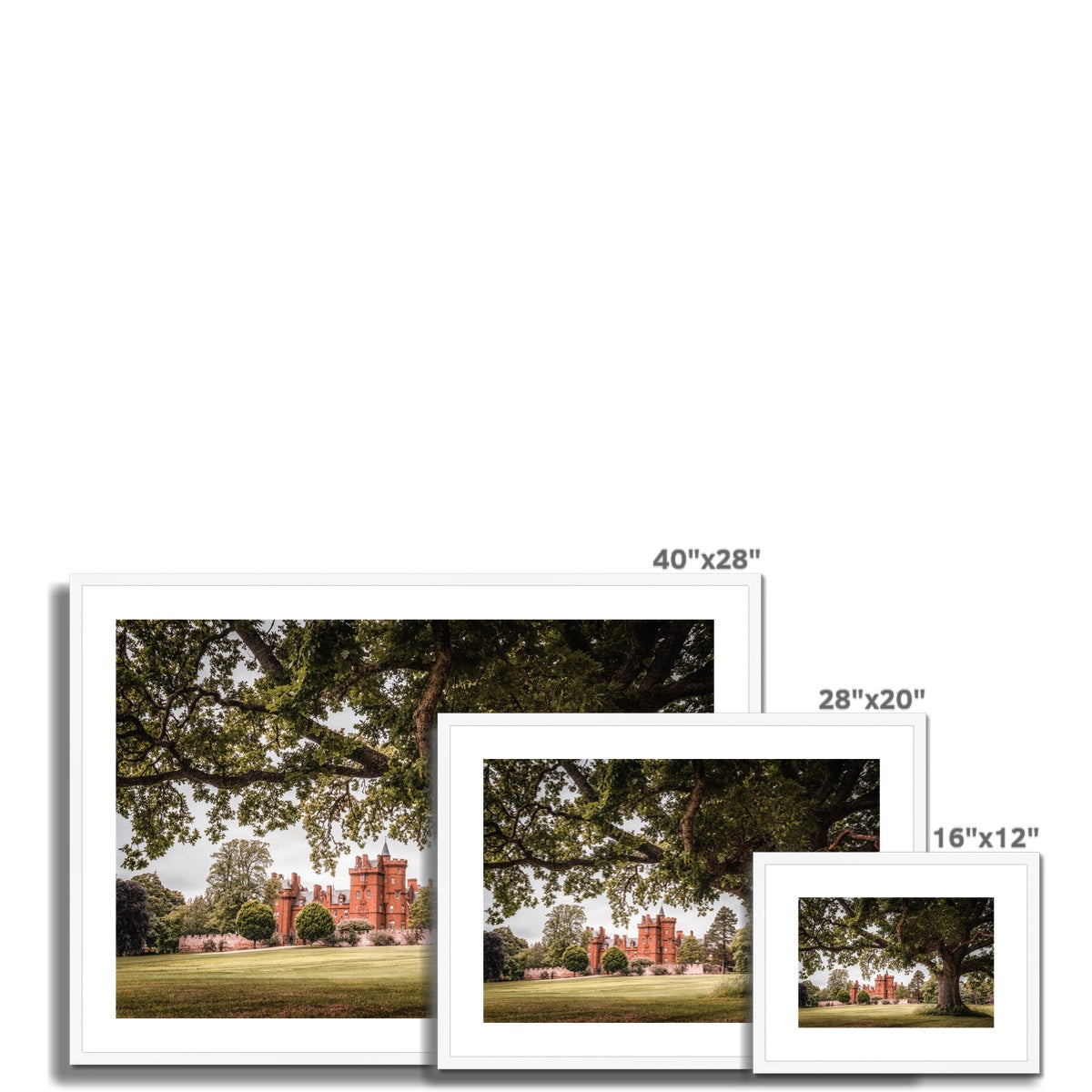 Clan Fraser of Lovat - Beaufort Castle - Framed & Mounted Photo Print