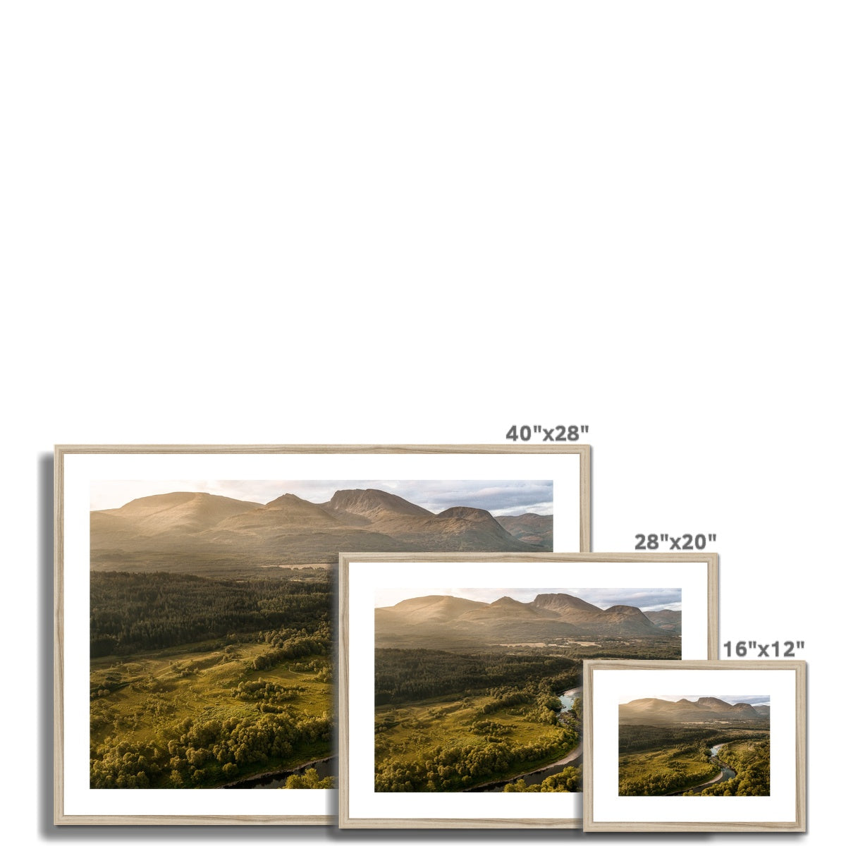 Clan Cameron - Tor Castle (site of) - Framed & Mounted Photo Print