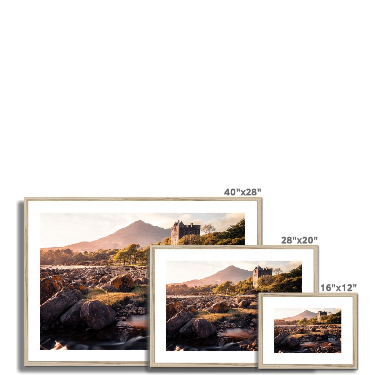 Clan MacLaine of Lochbuie - Moy Castle - Framed Photo Print