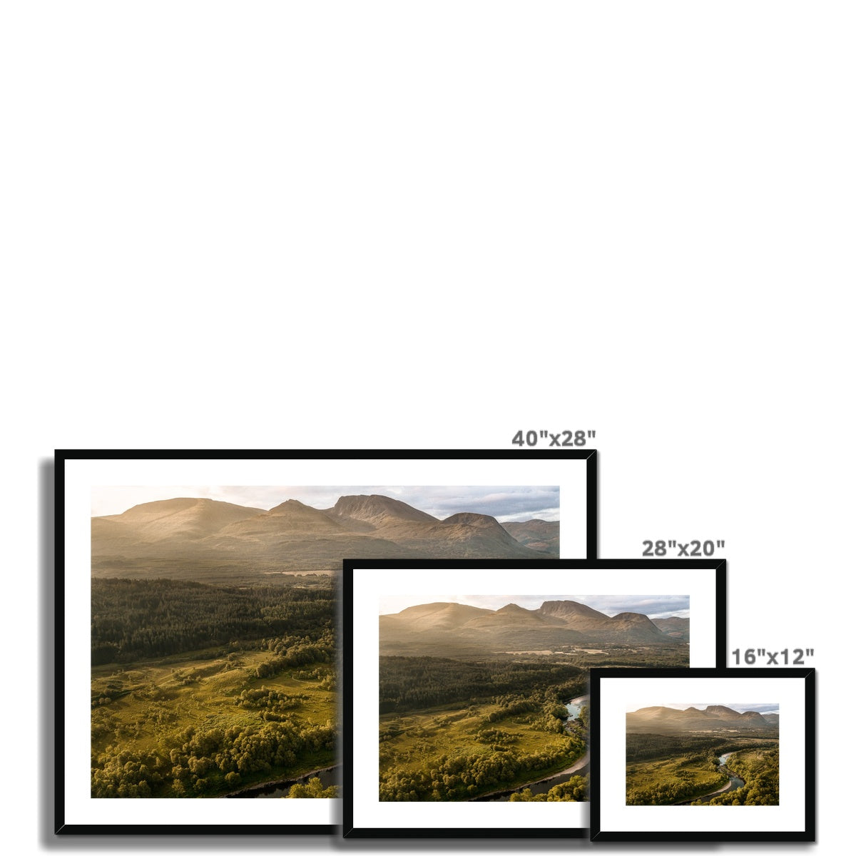 Clan Cameron - Tor Castle (site of) - Framed & Mounted Photo Print