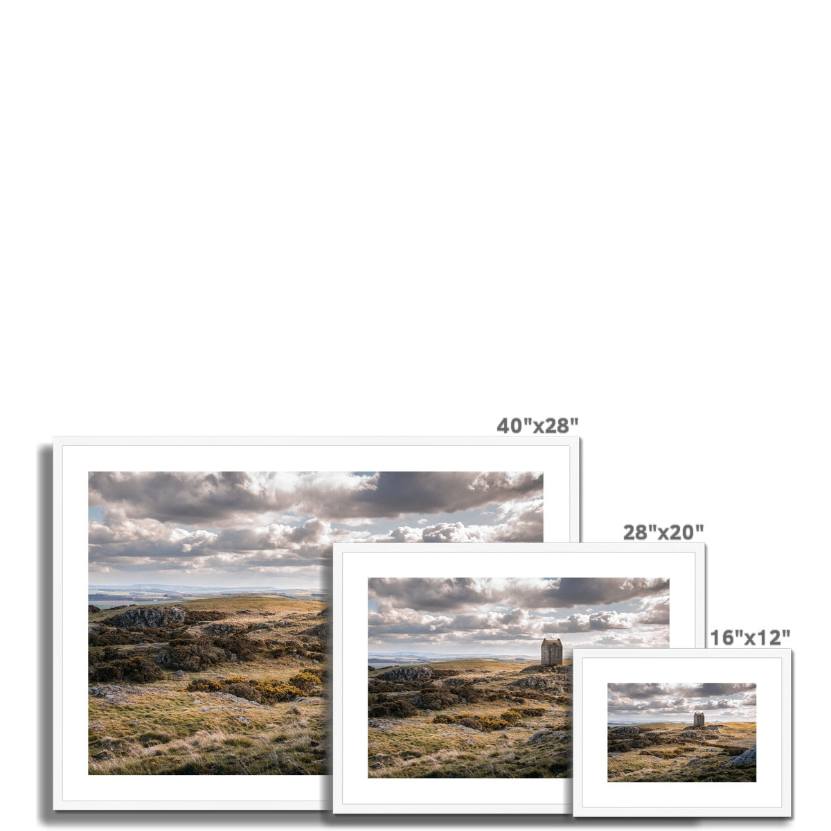 Clan Pringle - Smailholm Tower - Framed & Mounted Photo Print