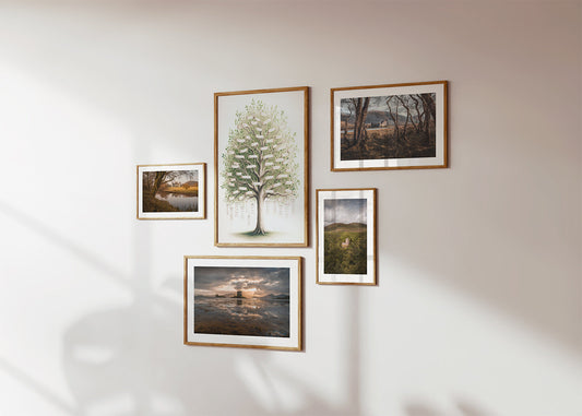 Campbell landscape photography gallery wall