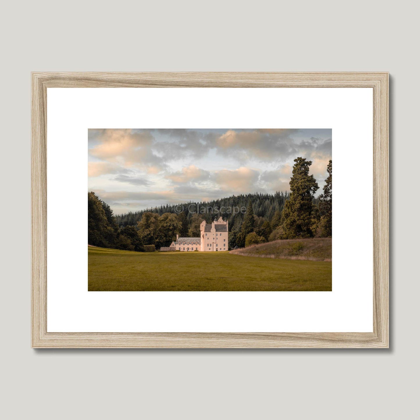 Clan Gordon - Aboyne Castle - Framed & Mounted Photo Photo Print 16"x12" Natural