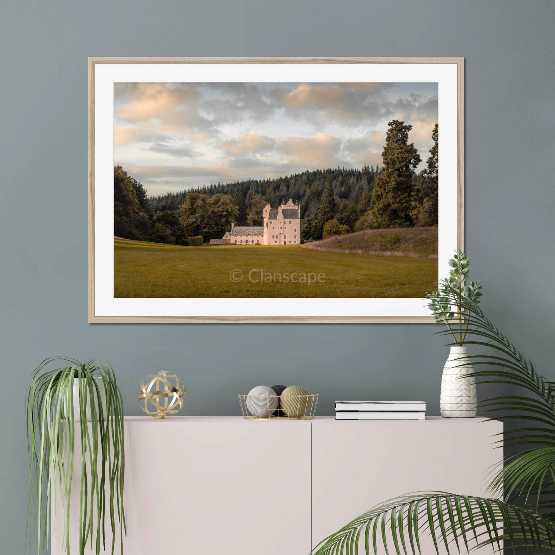 Clan Gordon - Aboyne Castle - Framed & Mounted Photo Photo Print