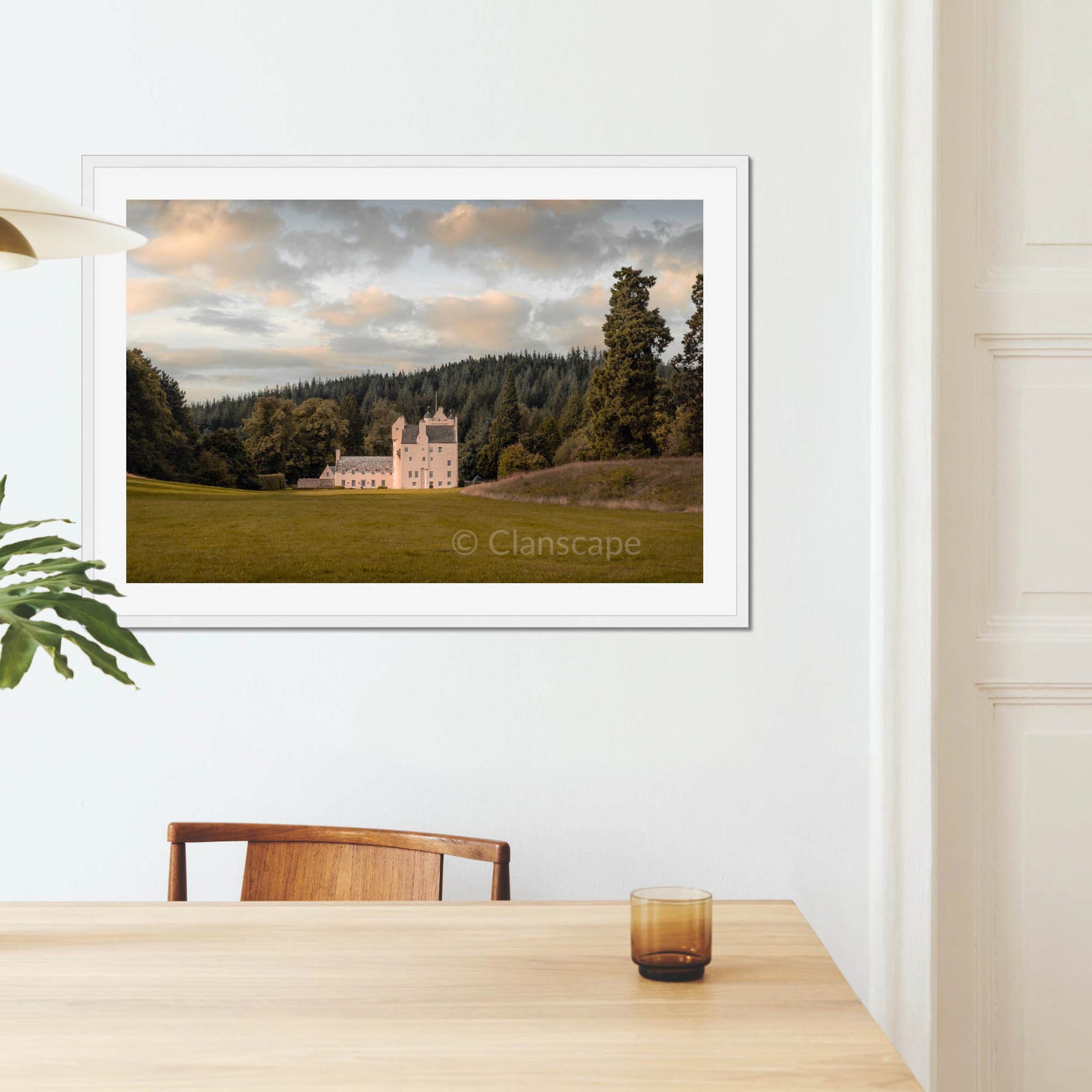 Clan Bissett - Aboyne Castle - Framed & Mounted Photo Print