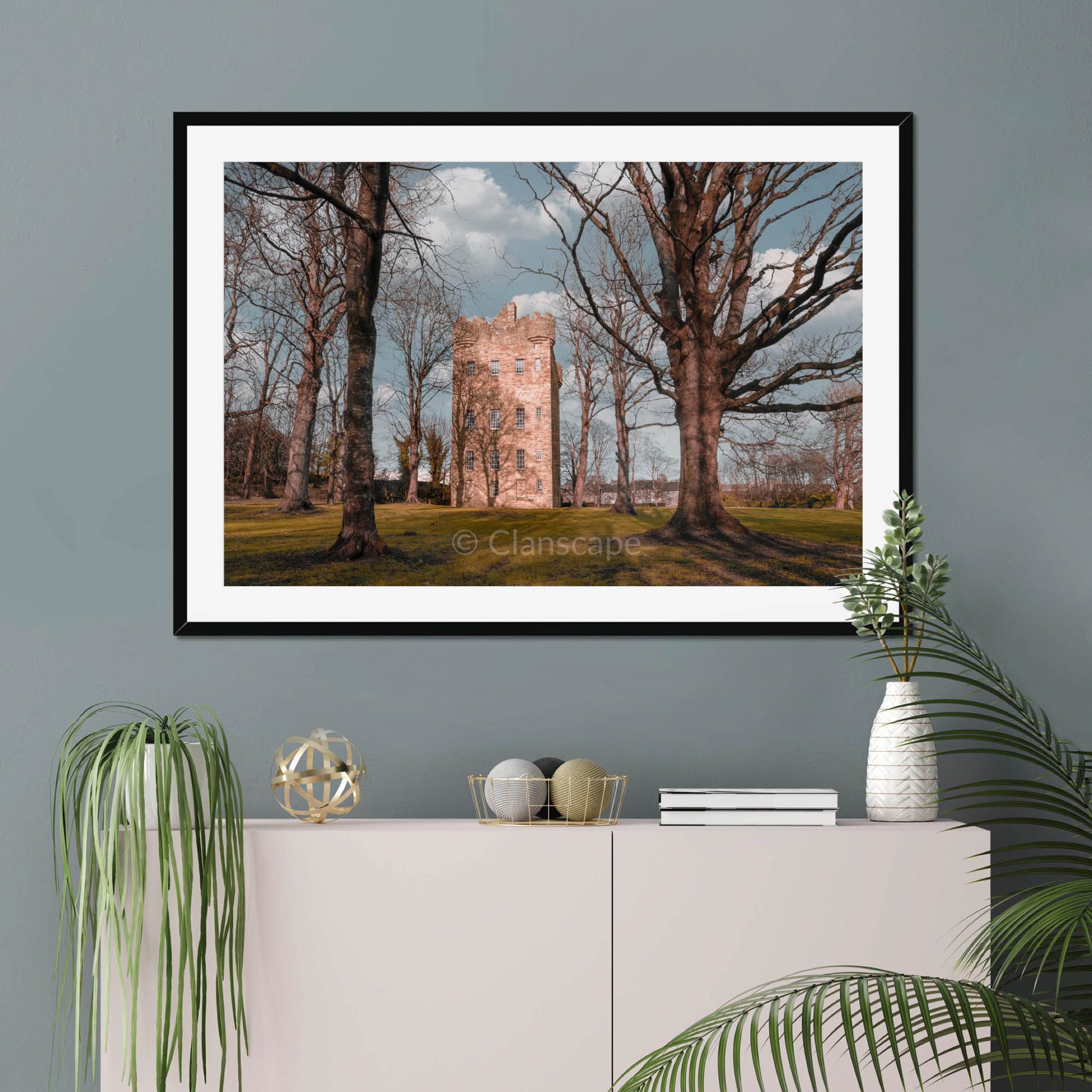 Clan Erskine - Alloa Tower - Framed & Mounted Photo Print