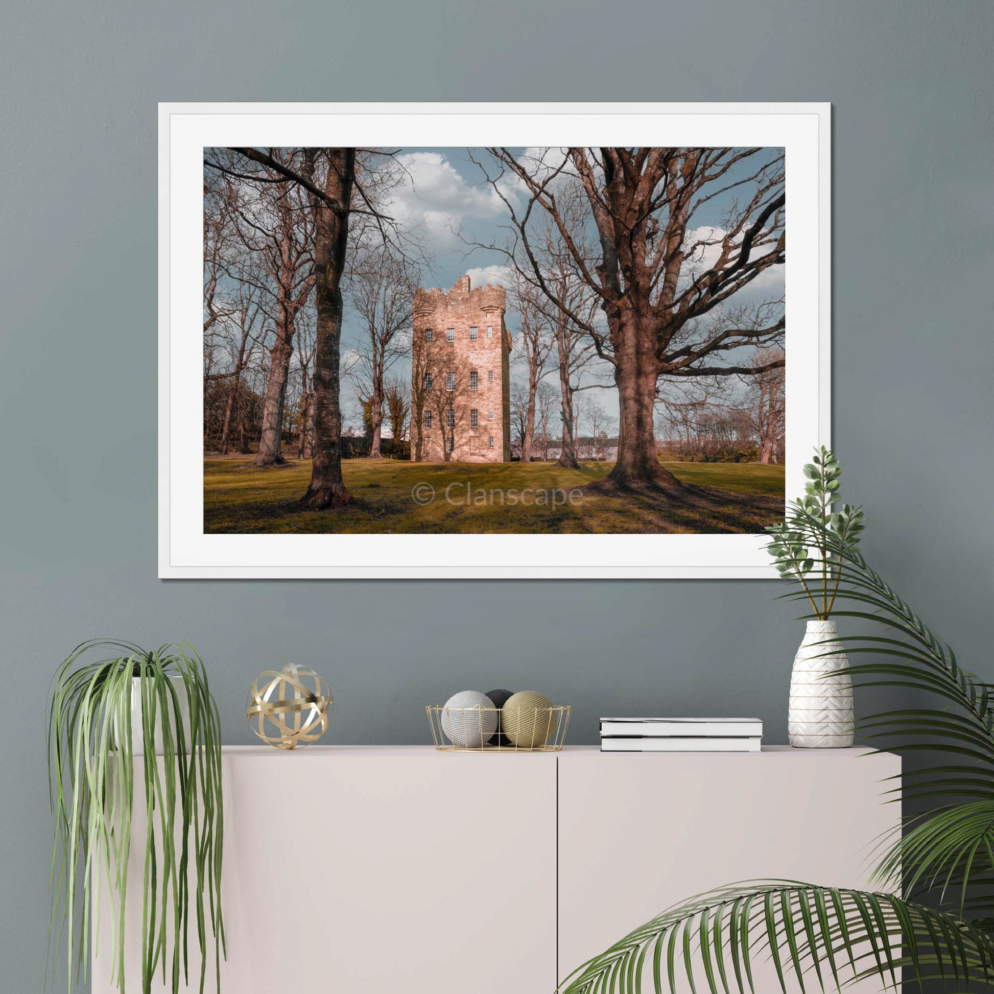 Clan Erskine - Alloa Tower - Framed & Mounted Photo Print