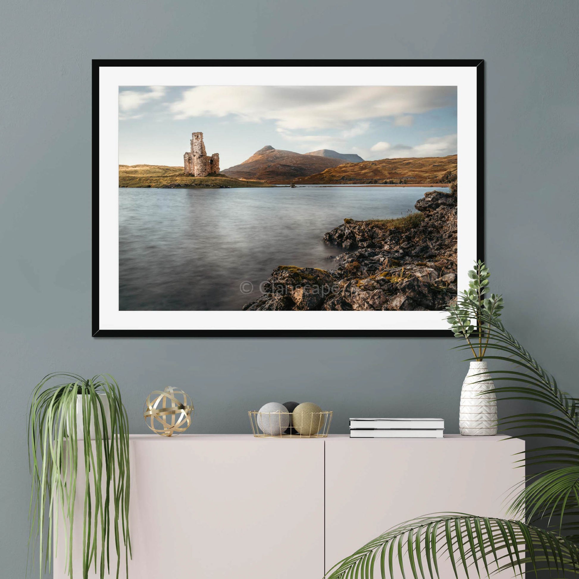 Clan Mackenzie - Ardvreck Castle - Framed & Mounted Photo Print