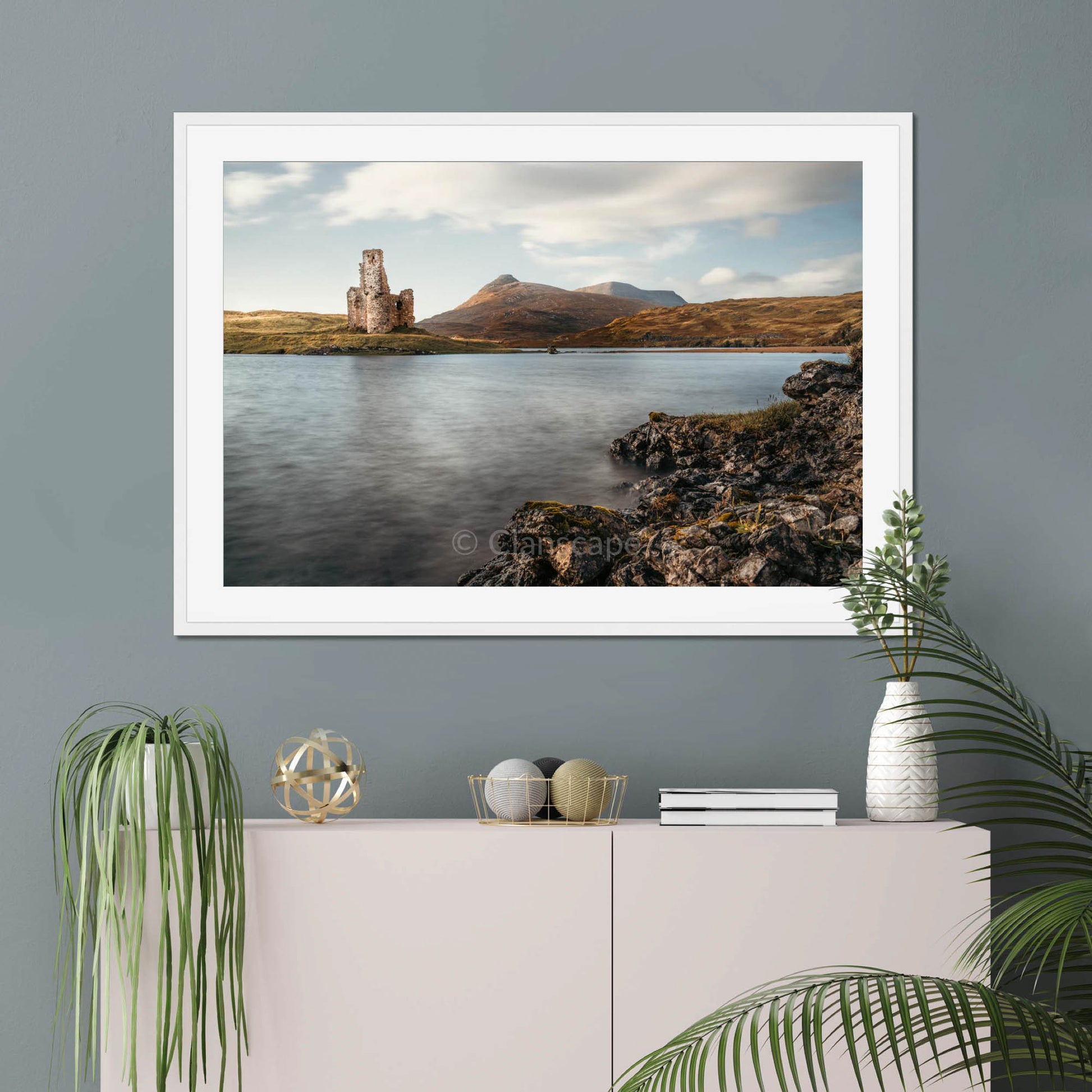 Clan Mackenzie - Ardvreck Castle - Framed & Mounted Photo Print