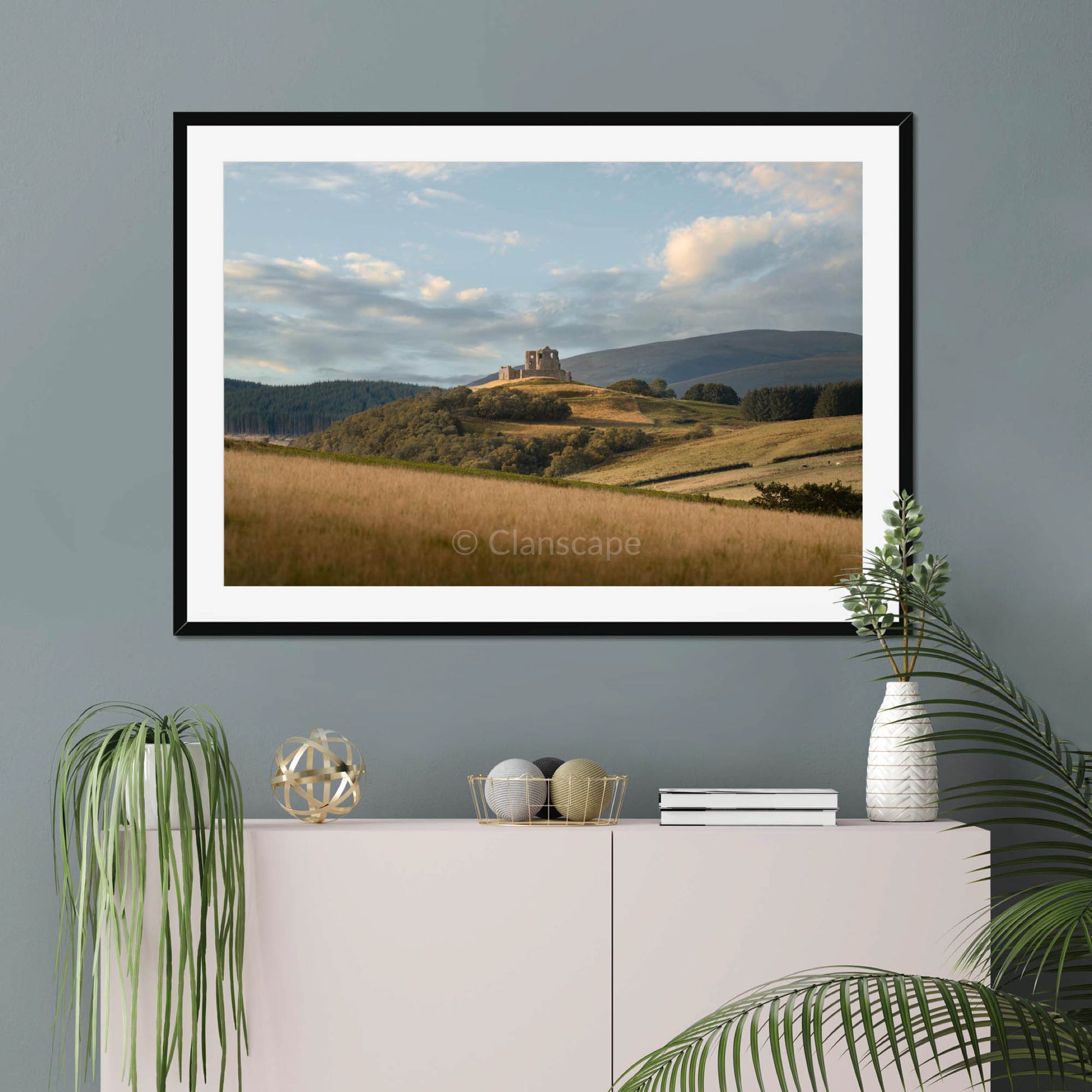 Clan Gordon - Auchindoun Castle - Framed & Mounted Photo Print