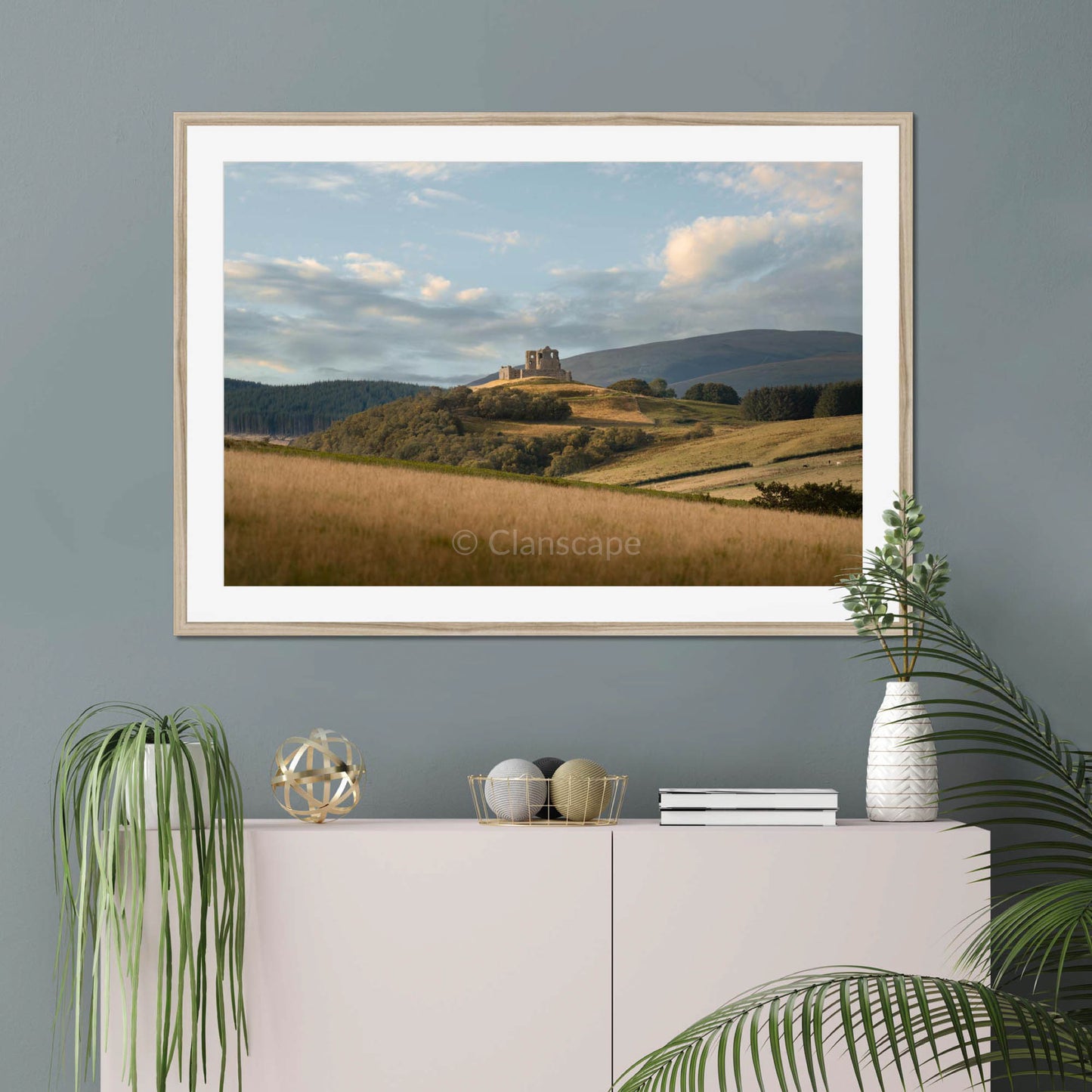 Clan Ogilvy - Auchindoun Castle - Framed & Mounted Photo Print