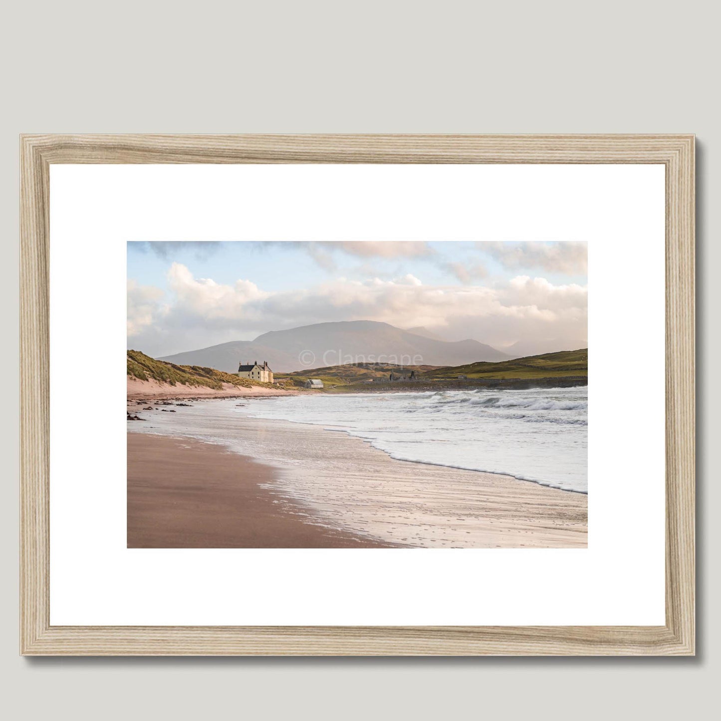 Clan Mackay - Balnakeil House - Framed & Mounted Photo Print 16"x12" Natural