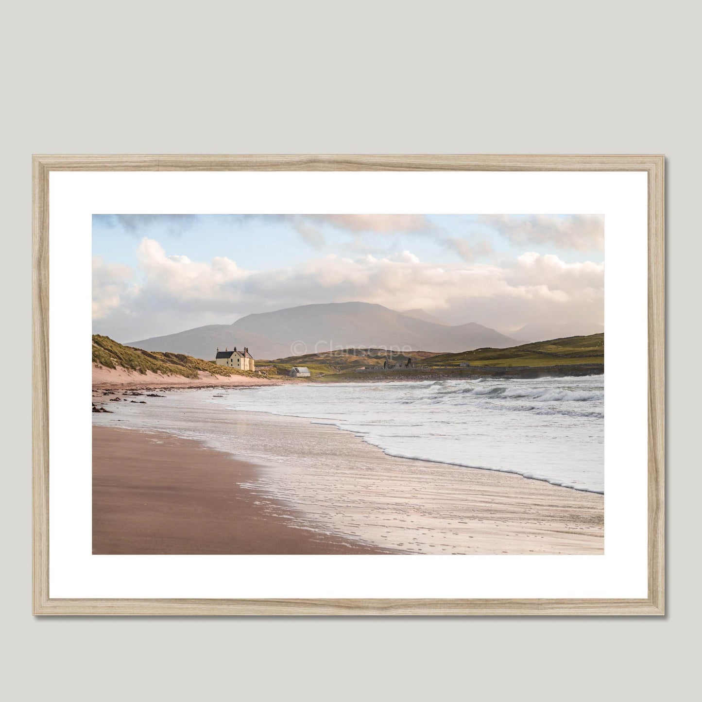 Clan Mackay - Balnakeil House - Framed & Mounted Photo Print 28"x20" Natural