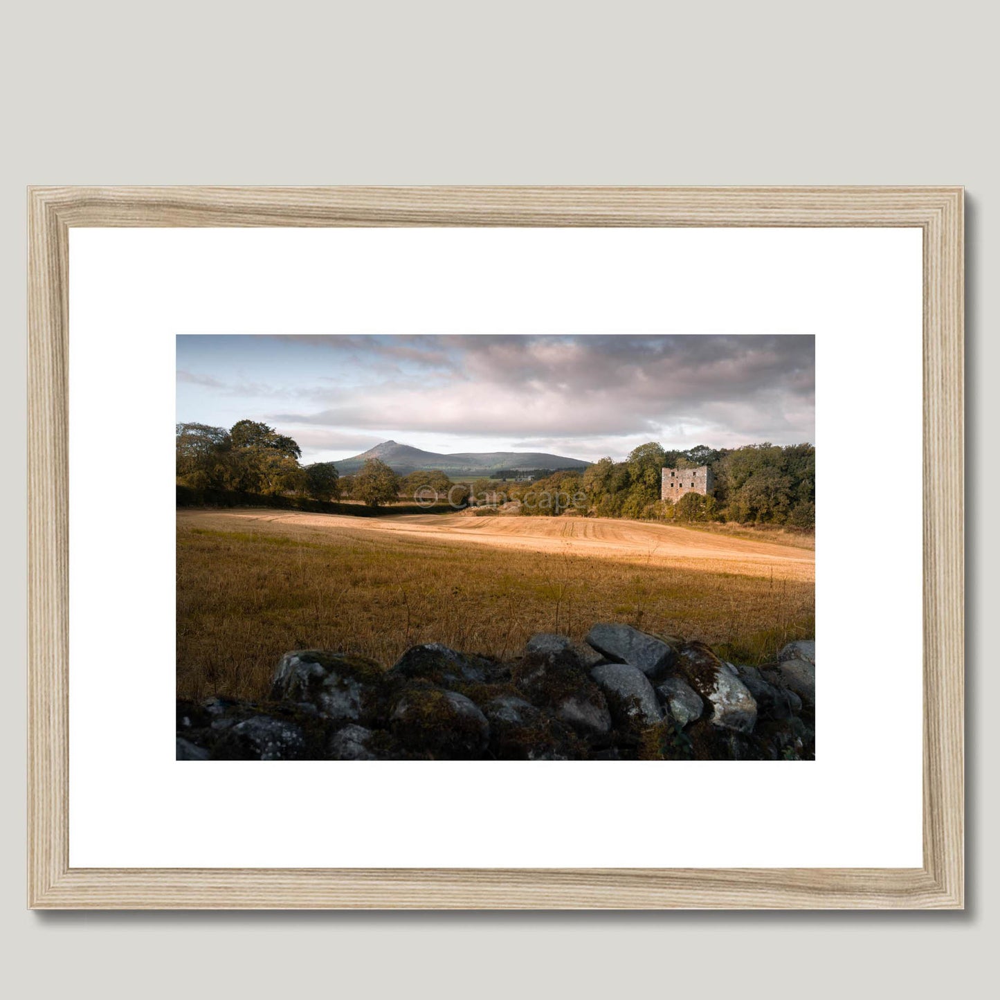 Clan Leslie - Balquhain Castle - Framed & Mounted Photo Print 16"x12" Natural