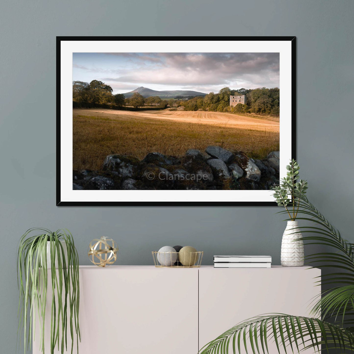 Clan Leslie - Balquhain Castle - Framed & Mounted Photo Print